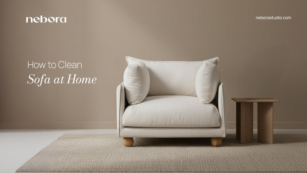 How to Clean Fabric & Leather Sofas at Home | Nebora