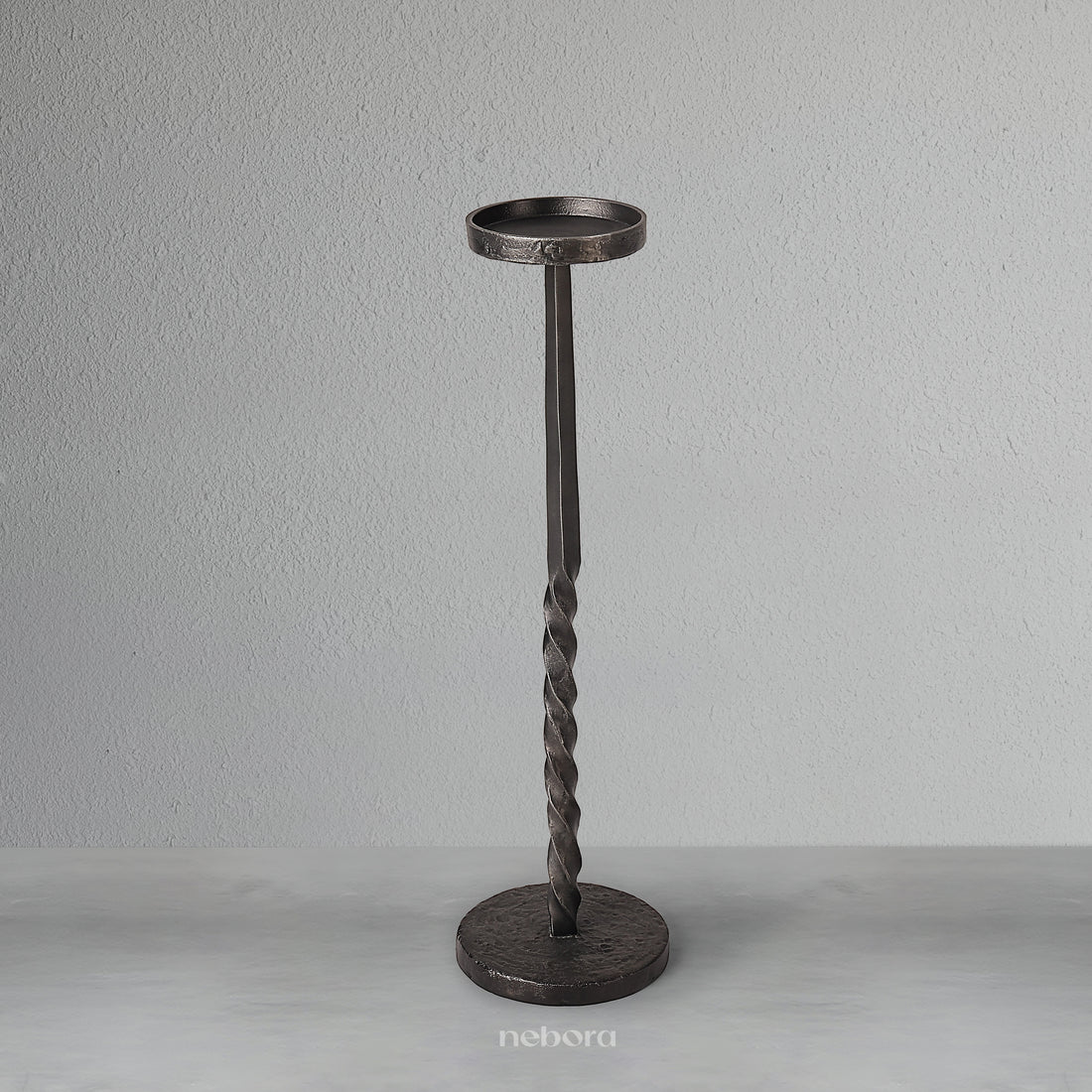 Obsidian Spire Candle Holder Small