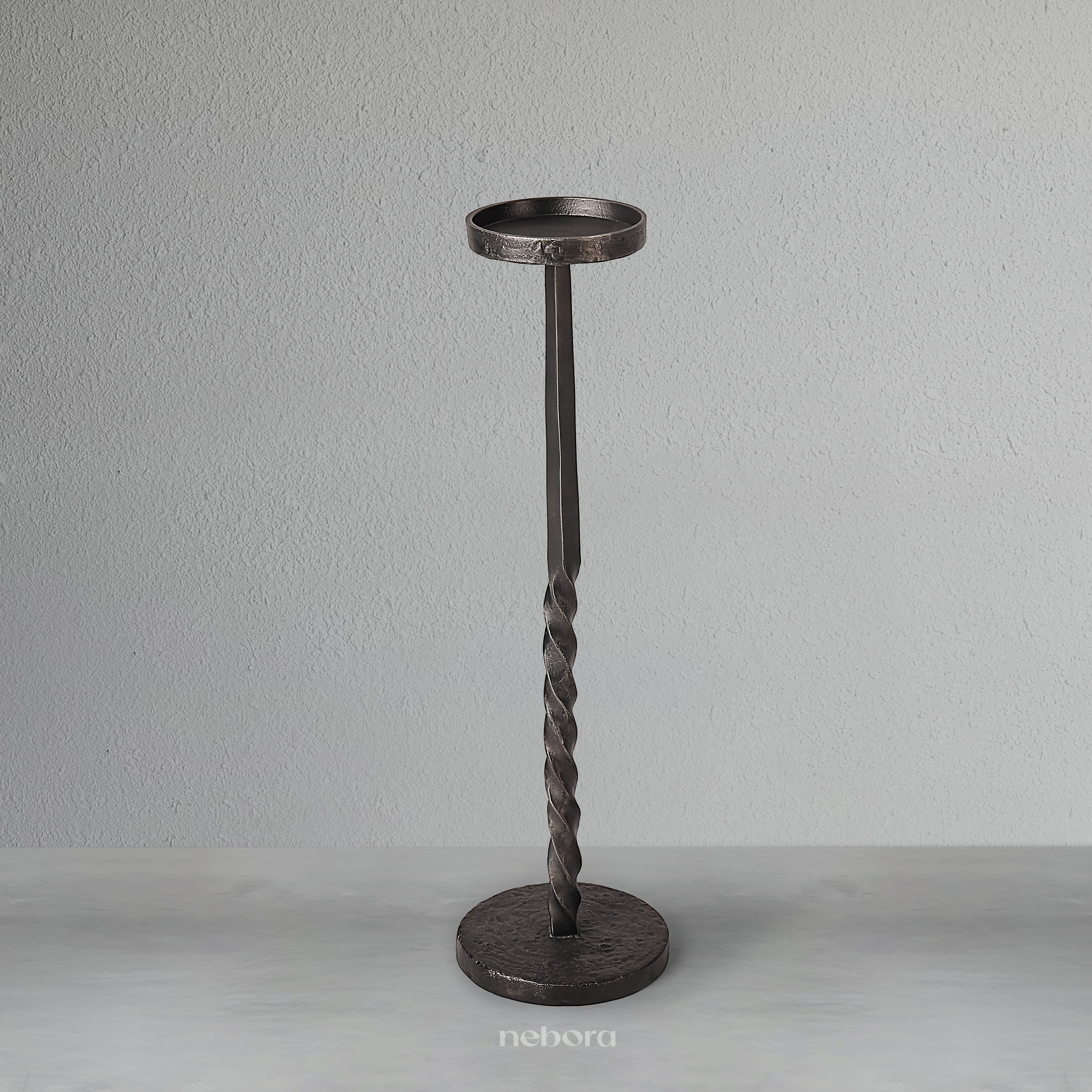 Obsidian Spire Candle Holder Small