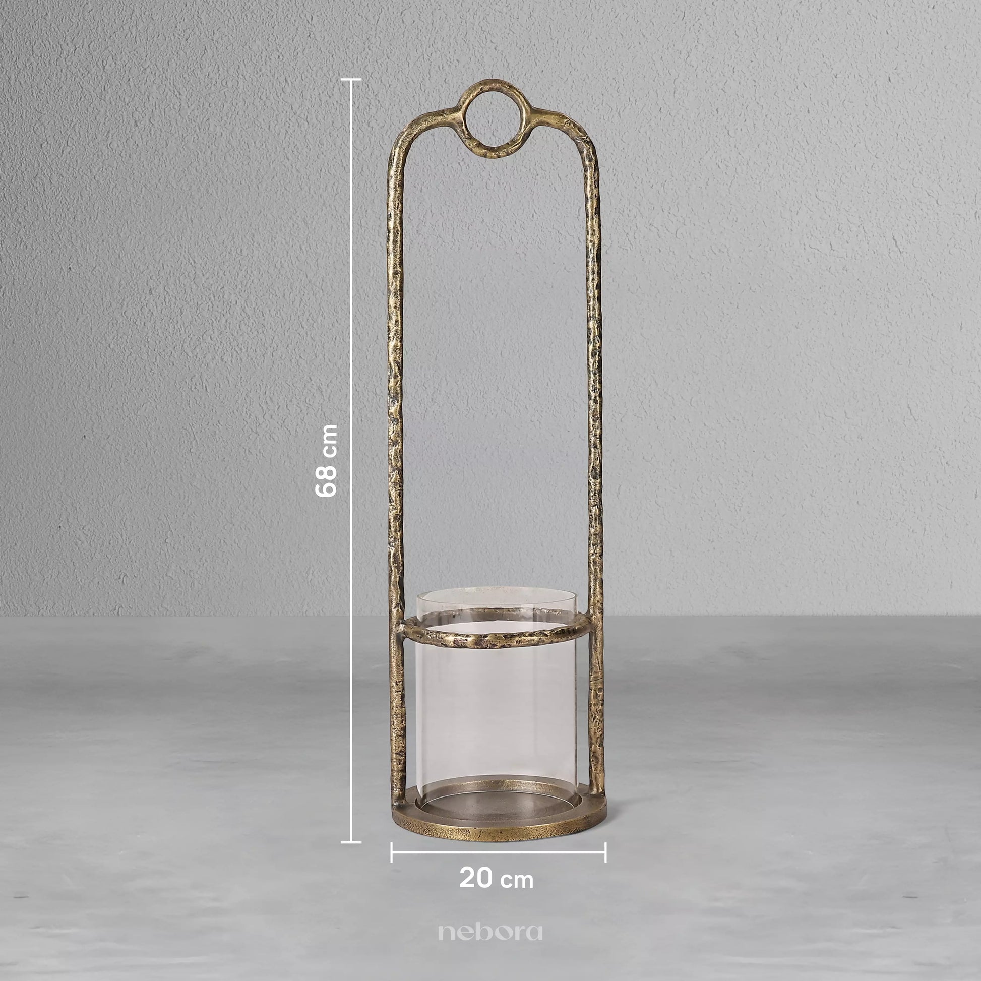 Oxidized Ember Lantern Small | Lanterns & Candle Holders - Nebora
