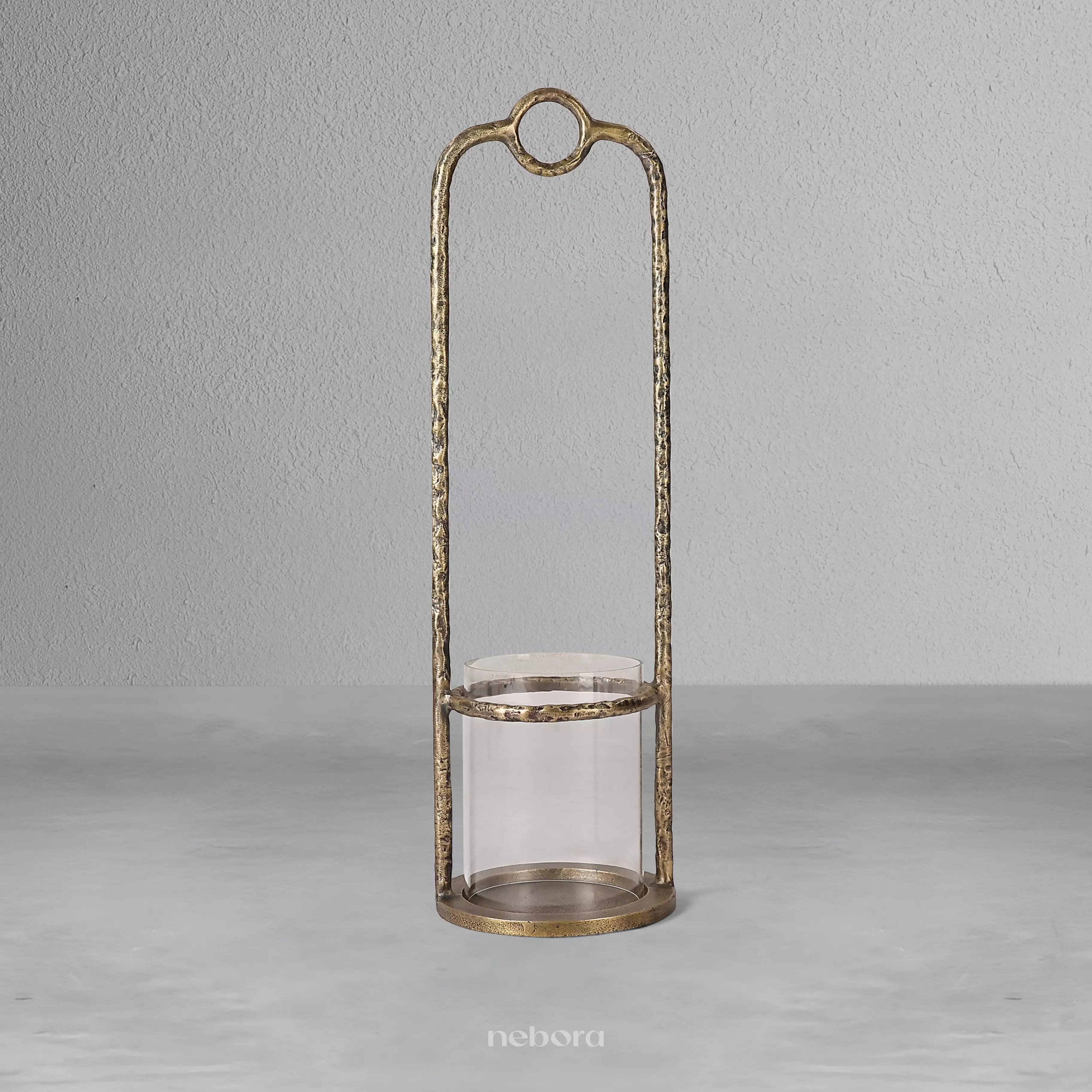 Oxidized Ember Lantern Small | Lanterns & Candle Holders - Nebora