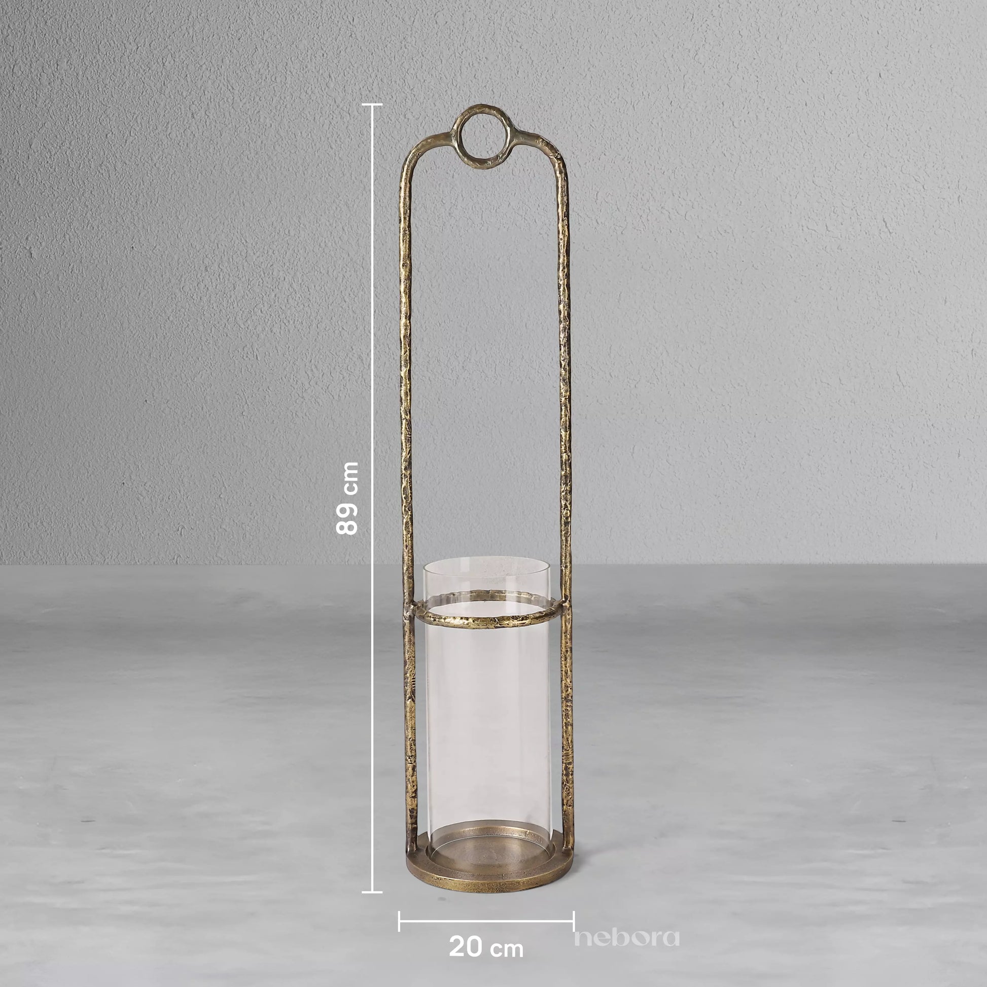 Oxidized Ember Lantern Large | Lanterns & Candle Holders - Nebora