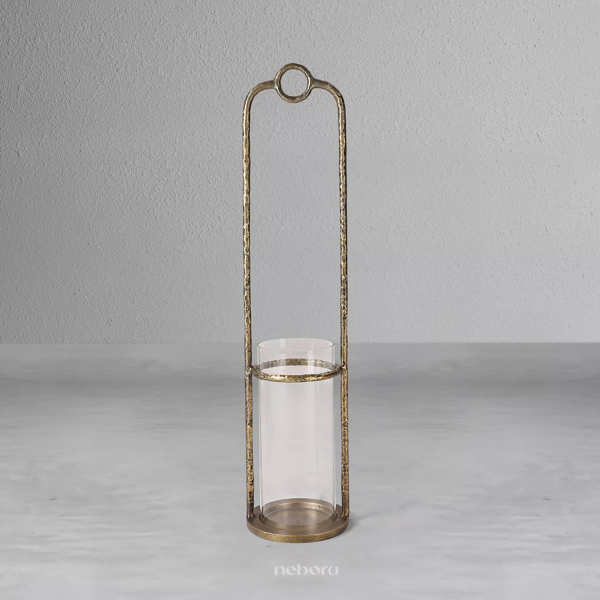 Oxidized Ember Lantern Large | Lanterns & Candle Holders - Nebora