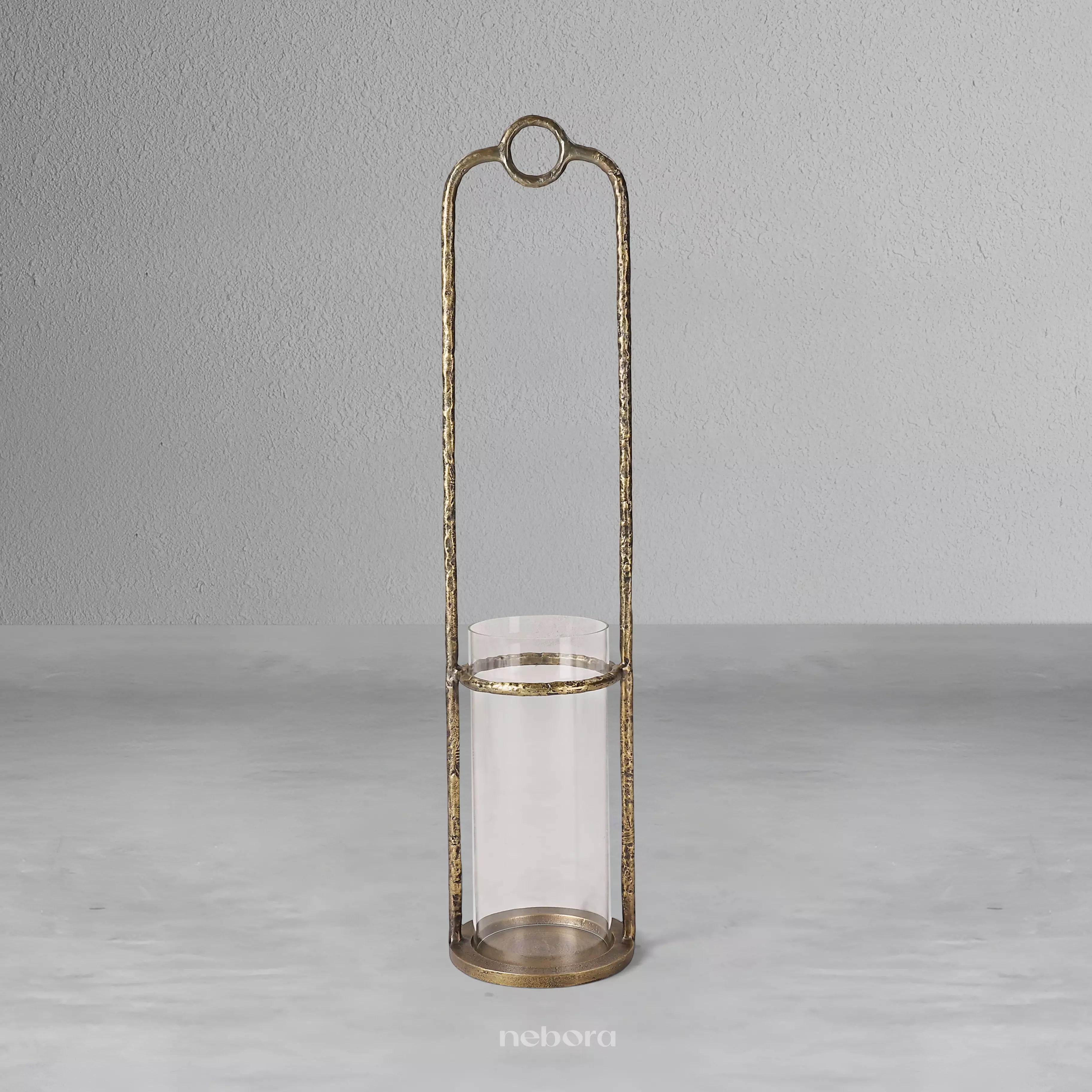 Oxidized Ember Lantern Large | Lanterns & Candle Holders - Nebora
