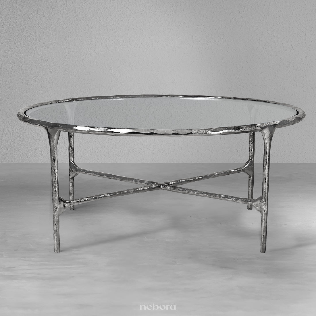 Lunar Hammered Coffee Table