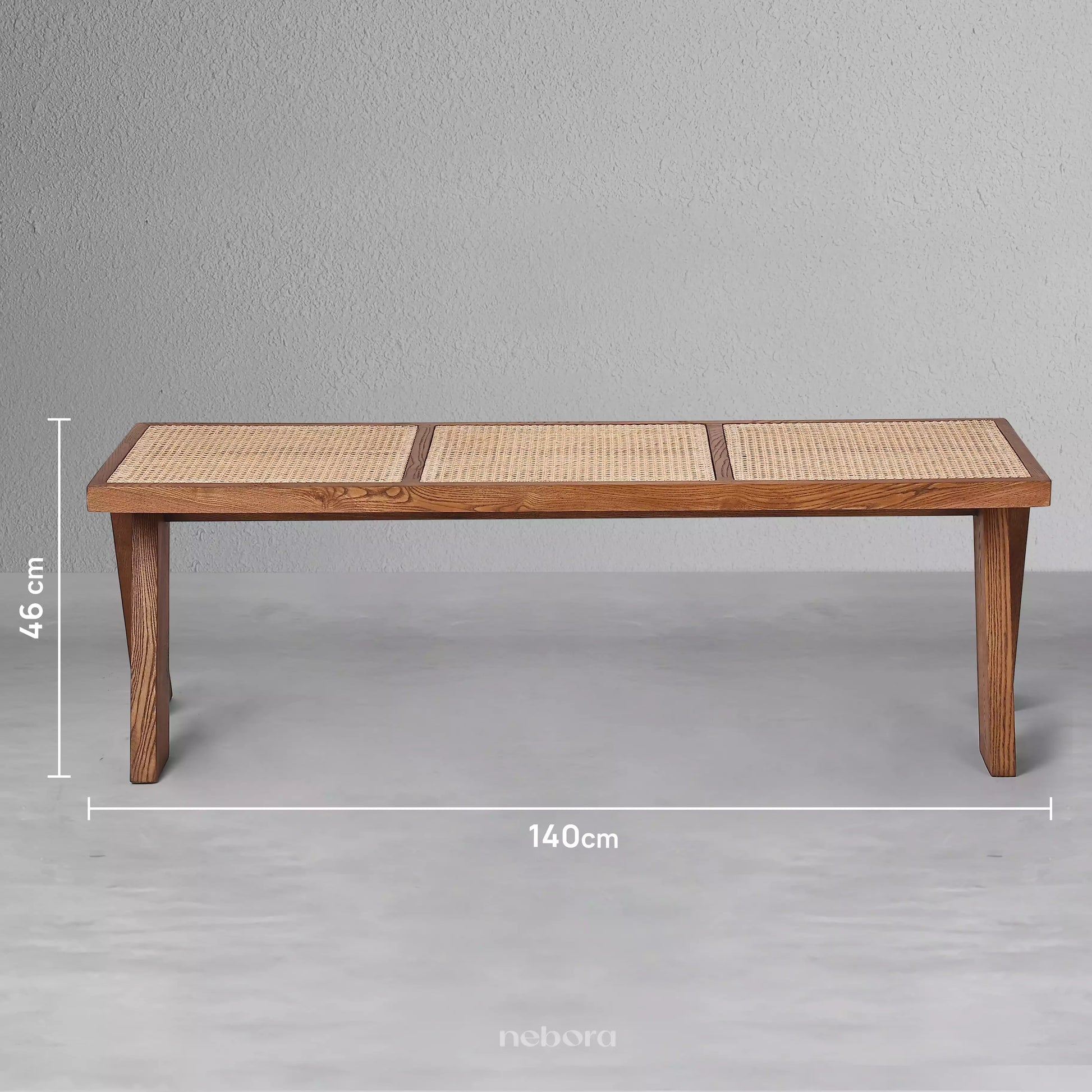 Homage Pierre Jeanneret Kyoto Bench | Benches - Nebora