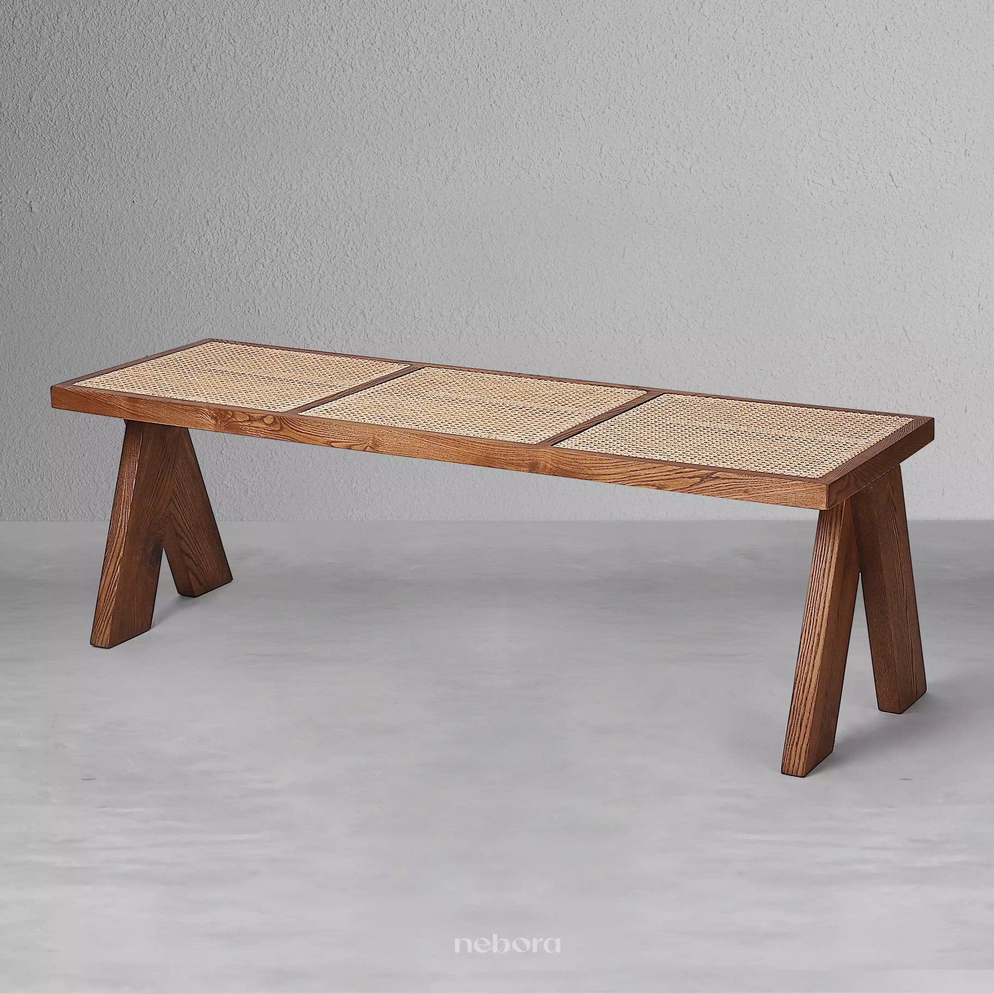 Homage Pierre Jeanneret Kyoto Bench | Benches - Nebora