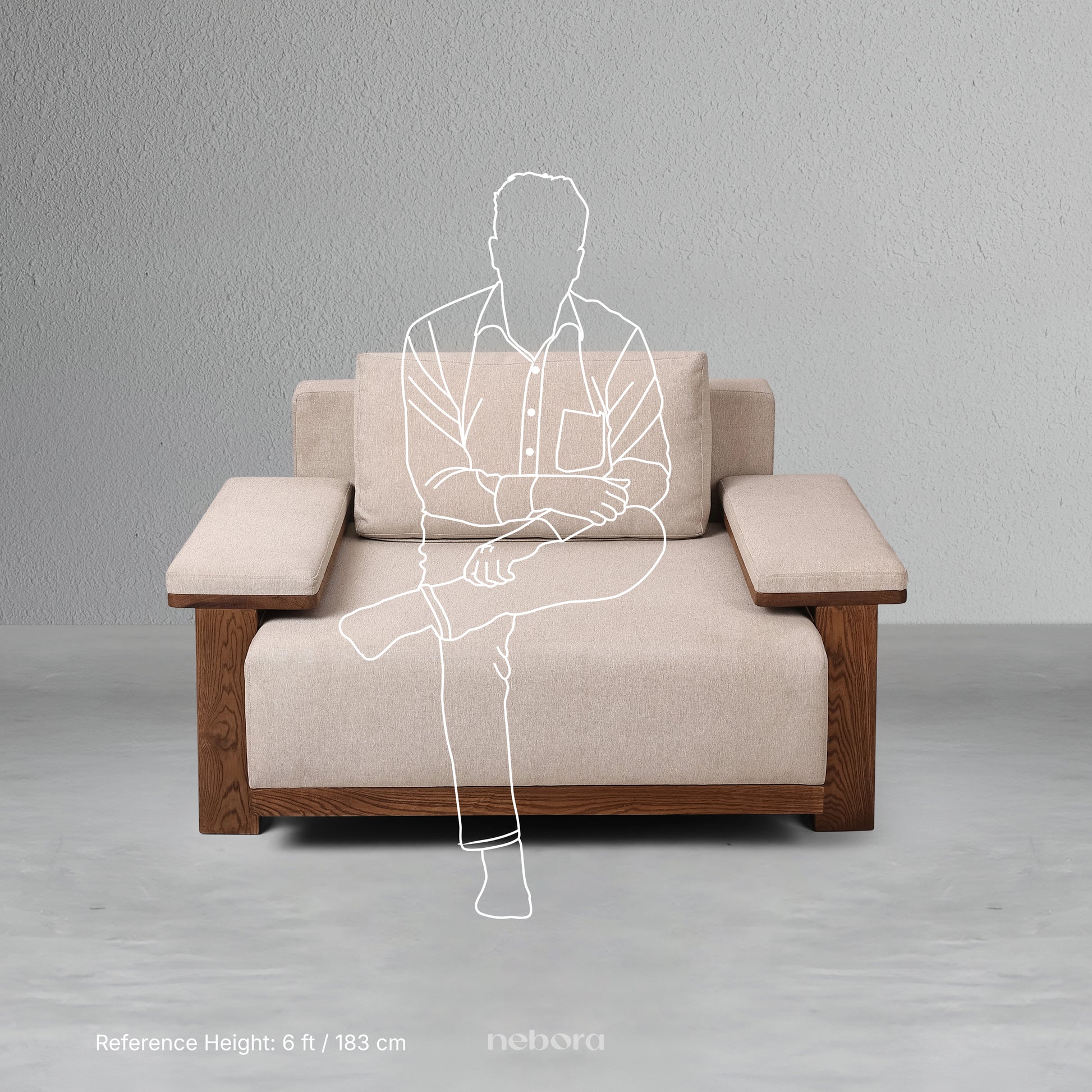 Kanso Single Seater Sofa