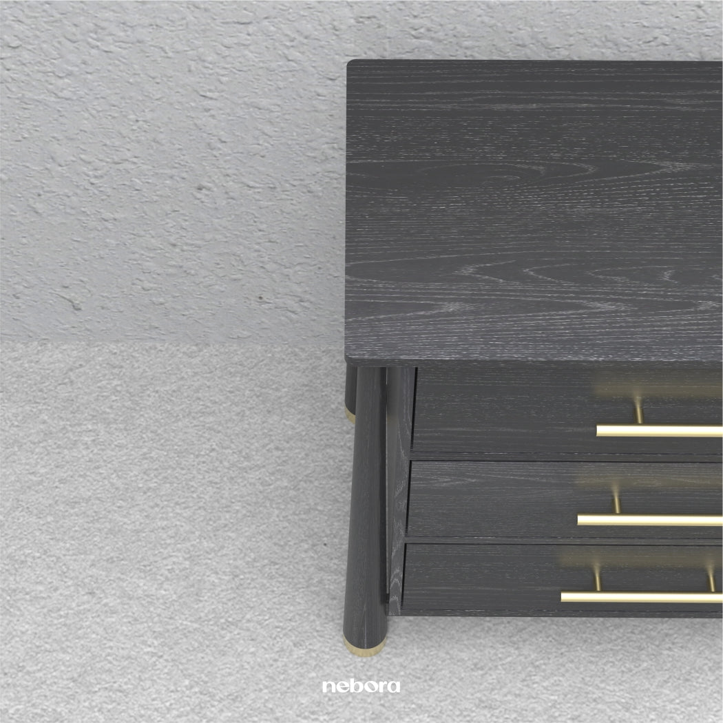 Noir Curator Dresser | Dressers - Nebora