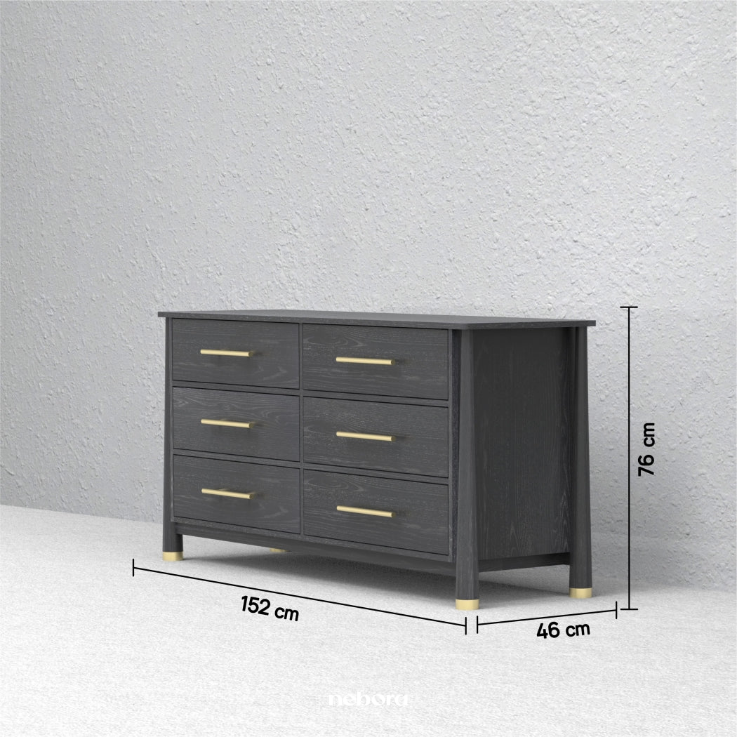 Noir Curator Dresser | Dressers - Nebora