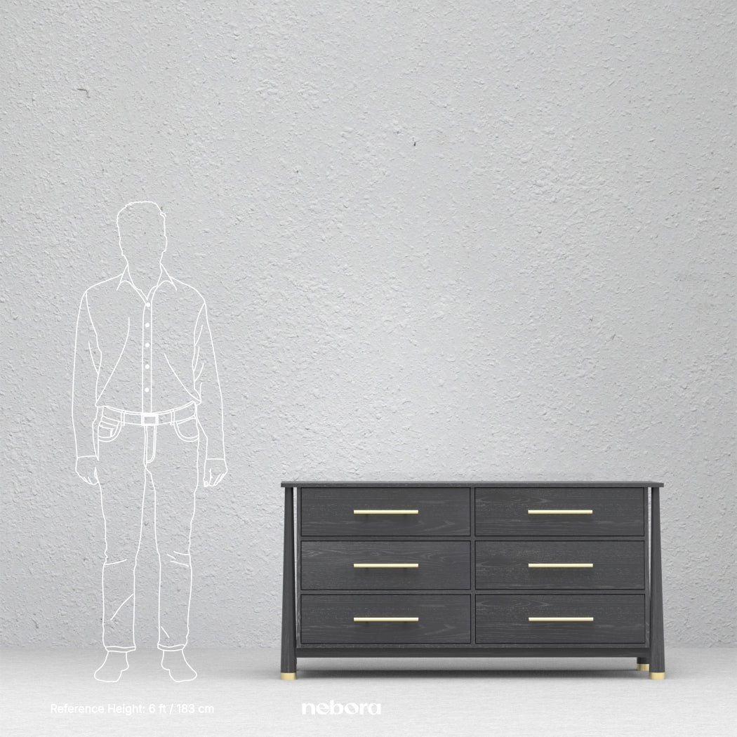 Noir Curator Dresser | Dressers - Nebora
