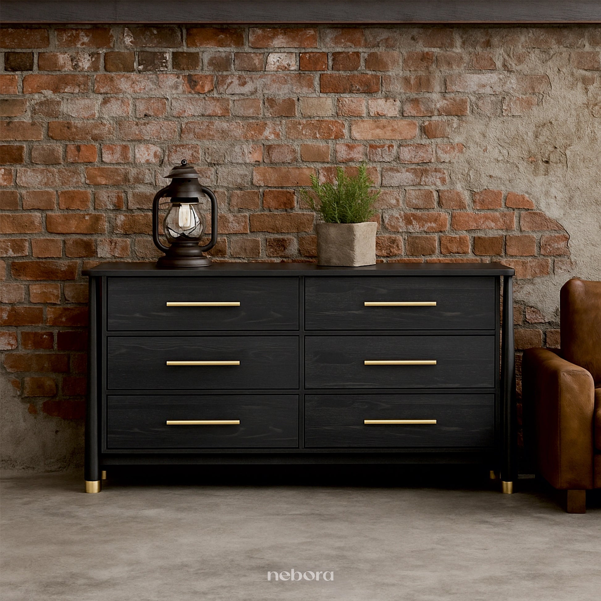 Noir Curator Dresser | Dressers - Nebora