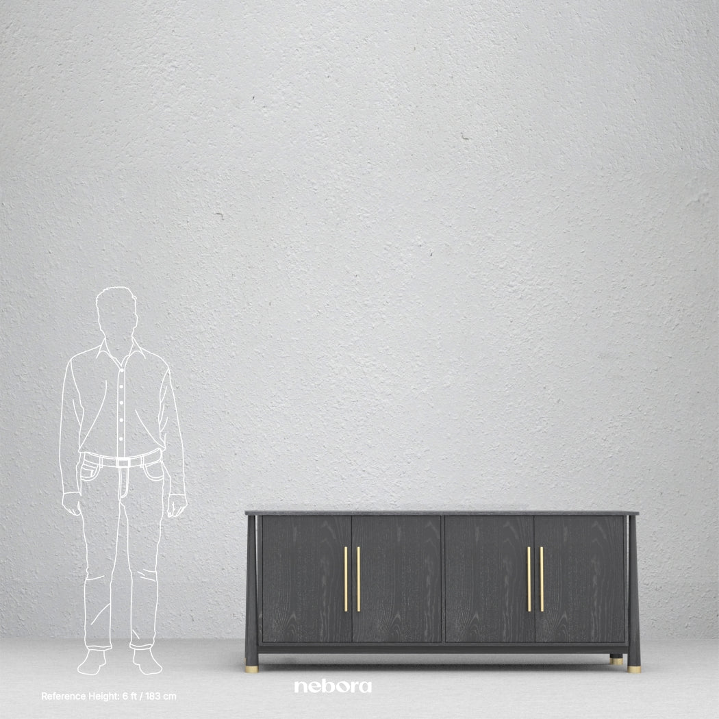 Noir Curator Sideboard | Side Boards - Nebora
