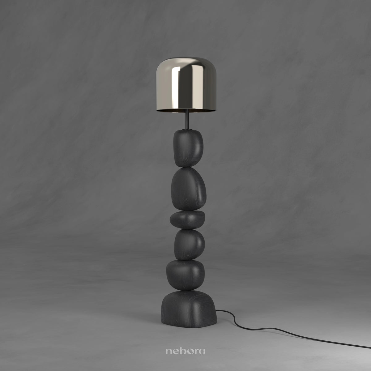 Cairn Floor Lamp Black | Floor Lamps - Nebora