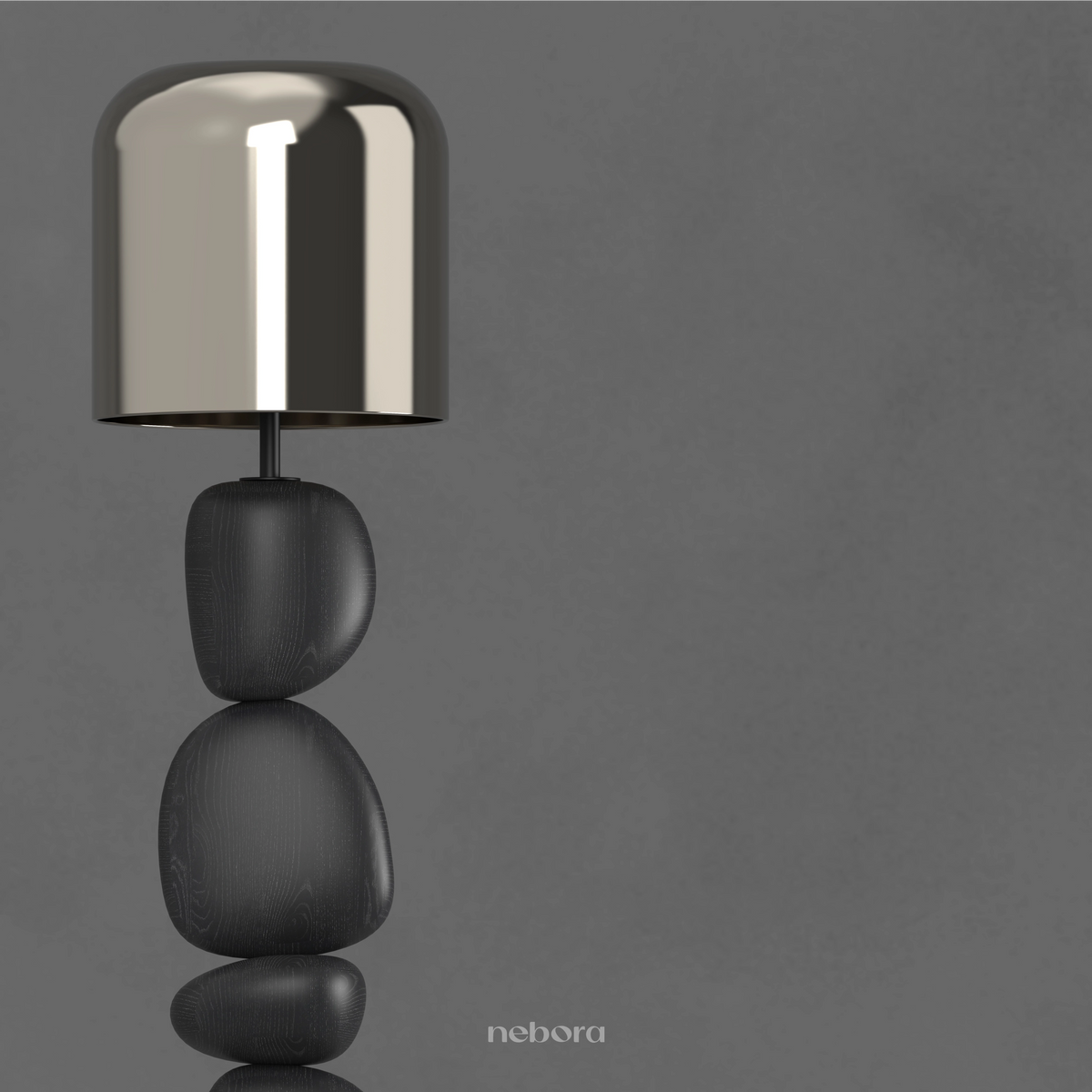 Cairn Floor Lamp Black | - Nebora