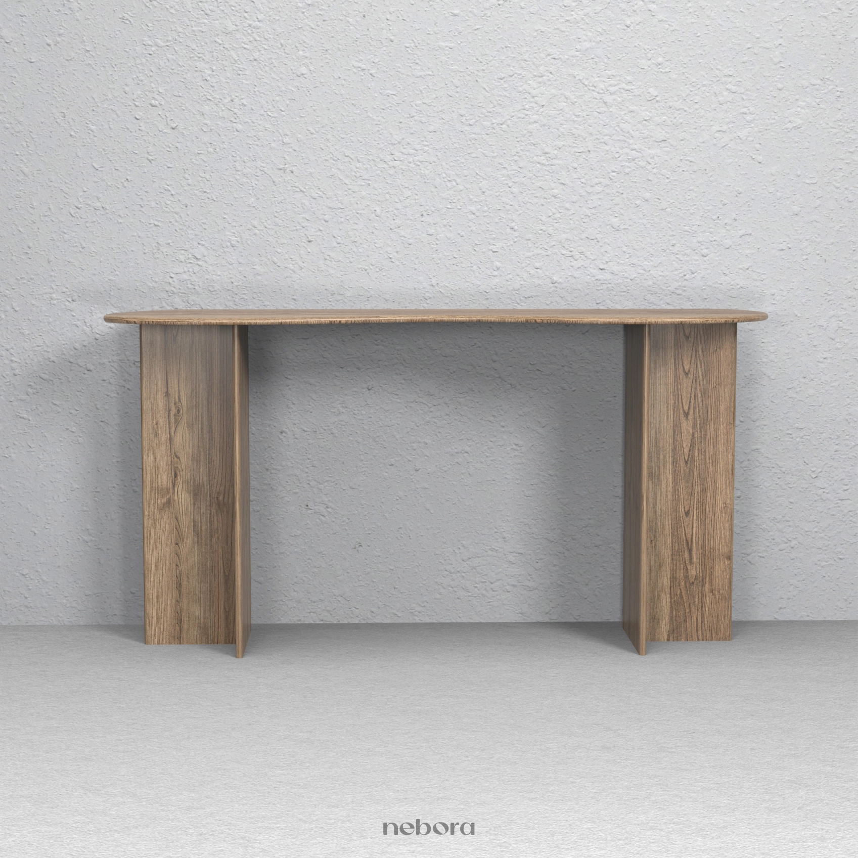 Keystone Wooden Console | Consoles - Nebora