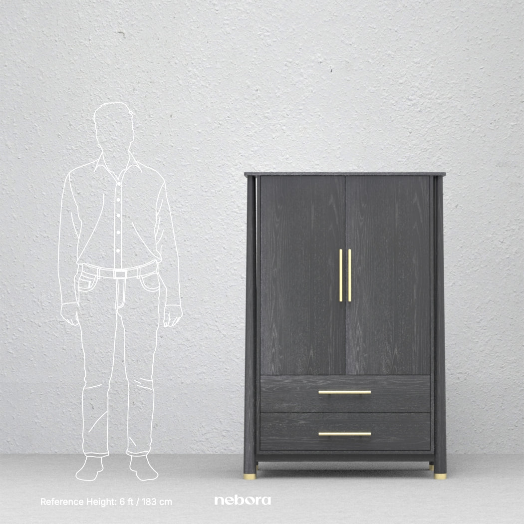 Noir Curator Cabinet | Cabinets - Nebora