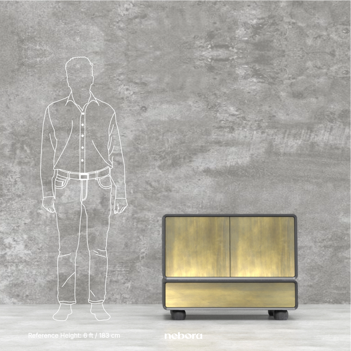 Bron Small Chest Console | Chest Consoles - Nebora