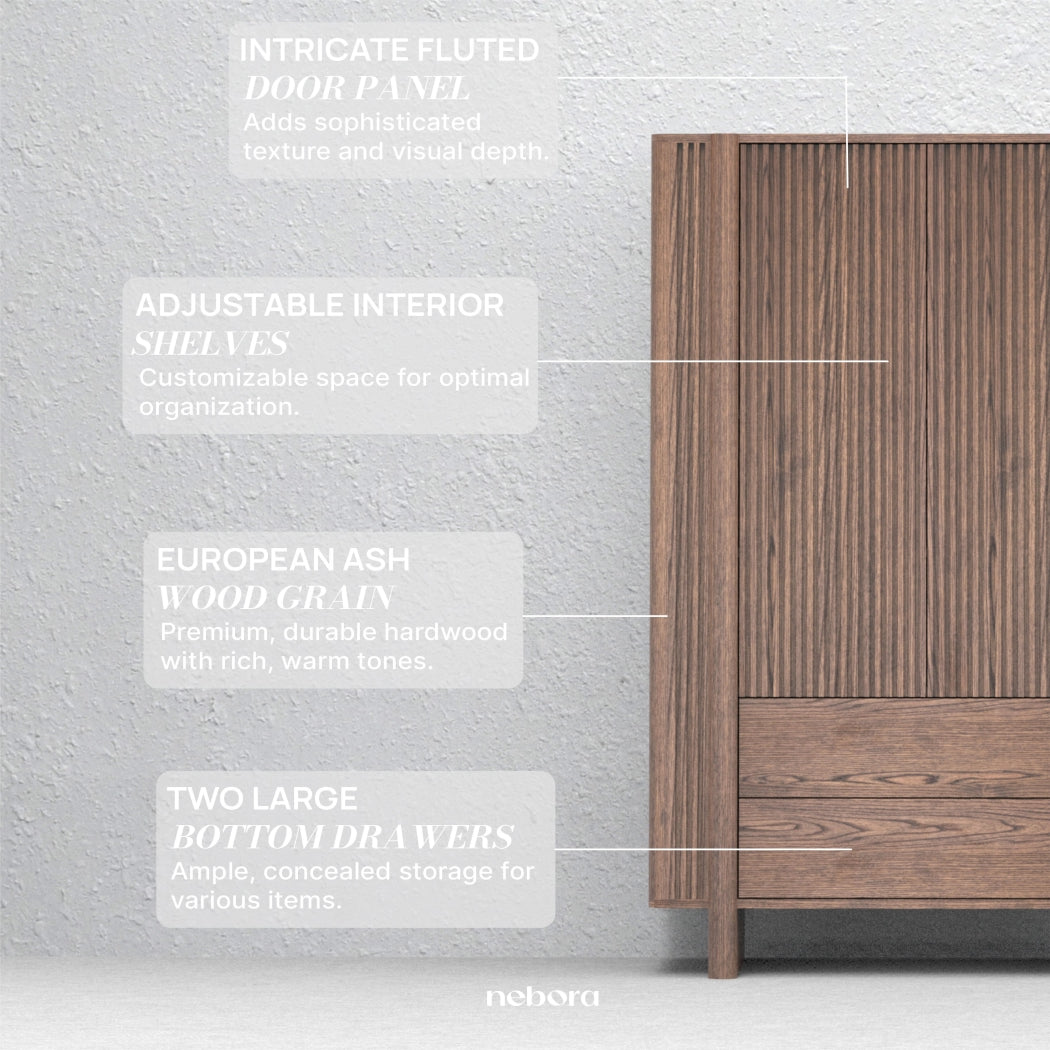 Stria Storage Cabinet | Cabinets - Nebora