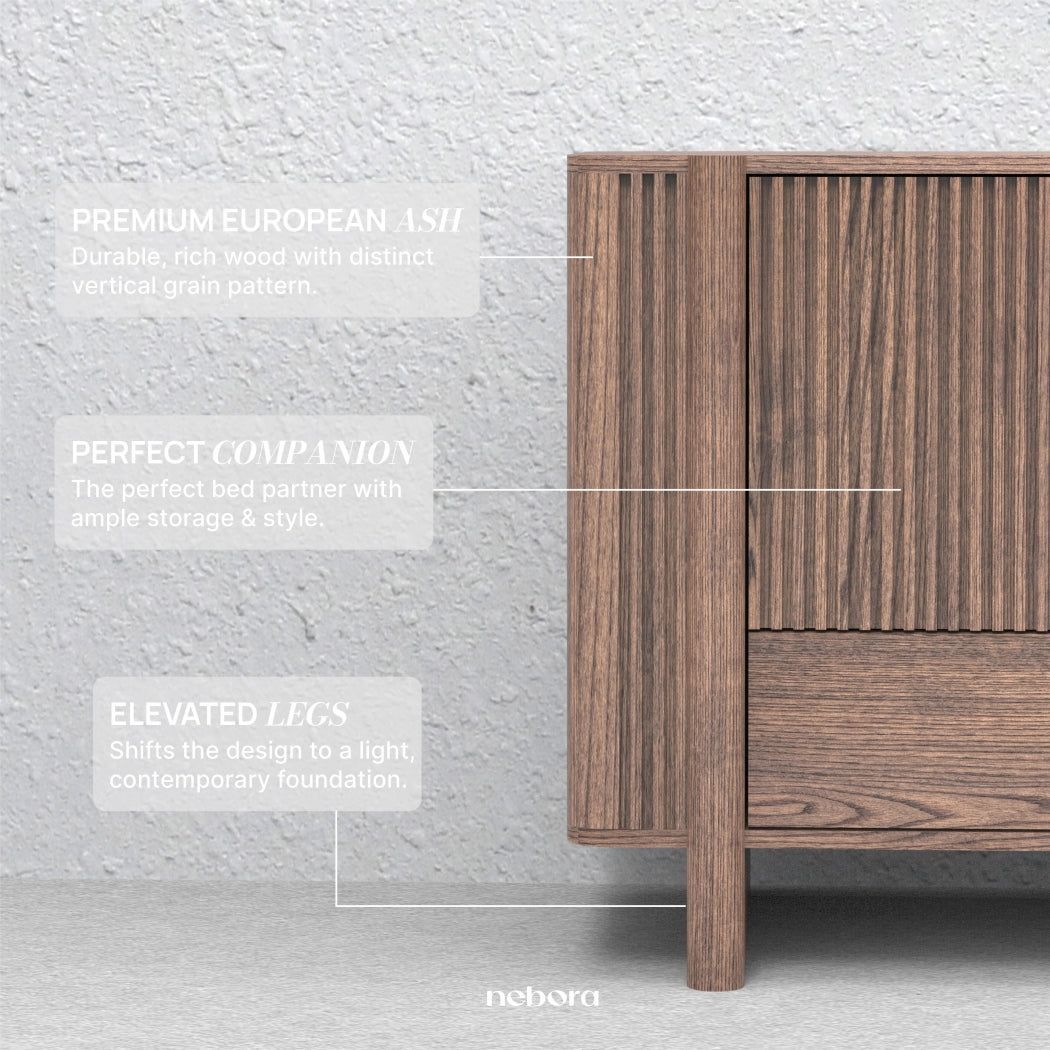 Stria Small Chest Console | Chest Consoles - Nebora
