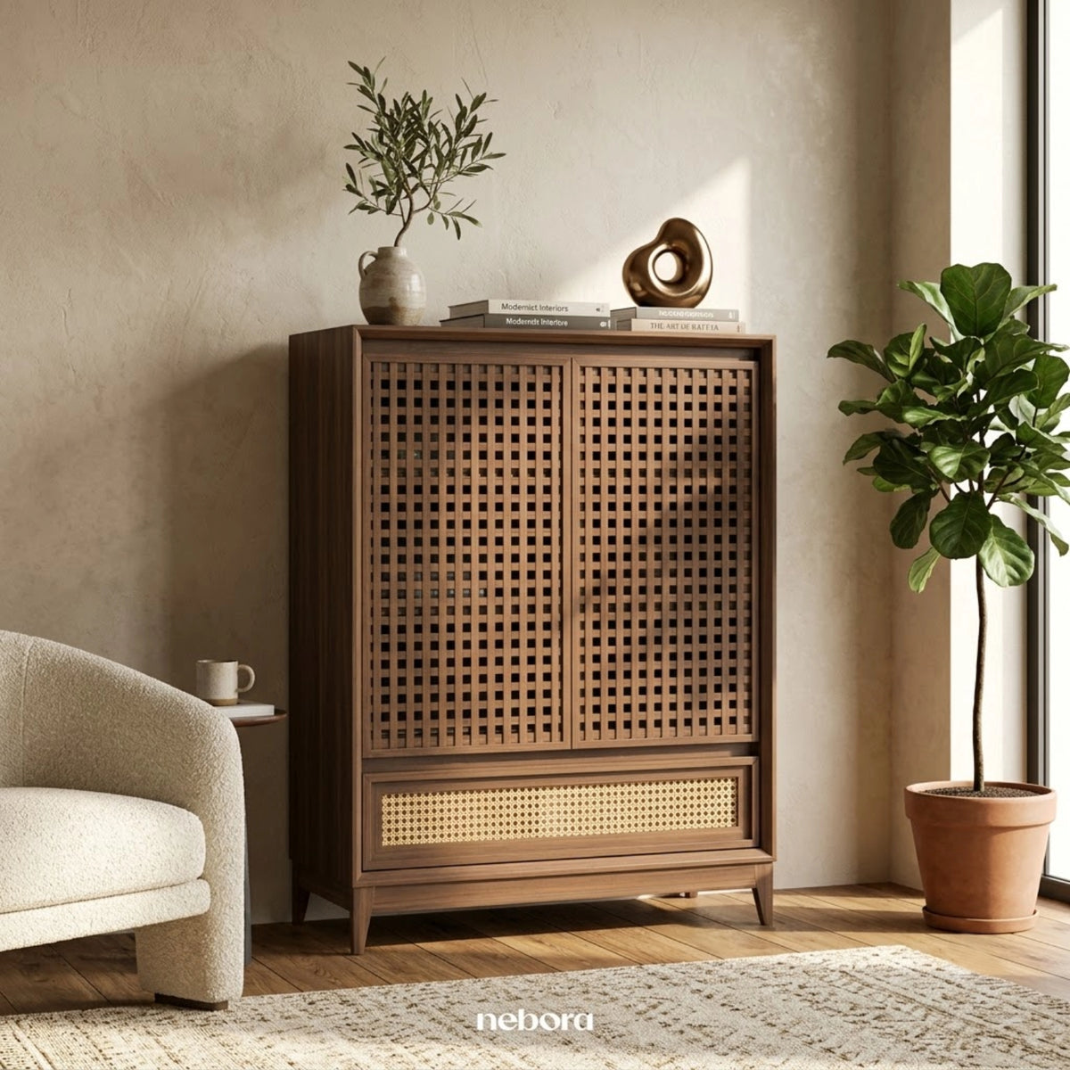 Lattice Chest Console