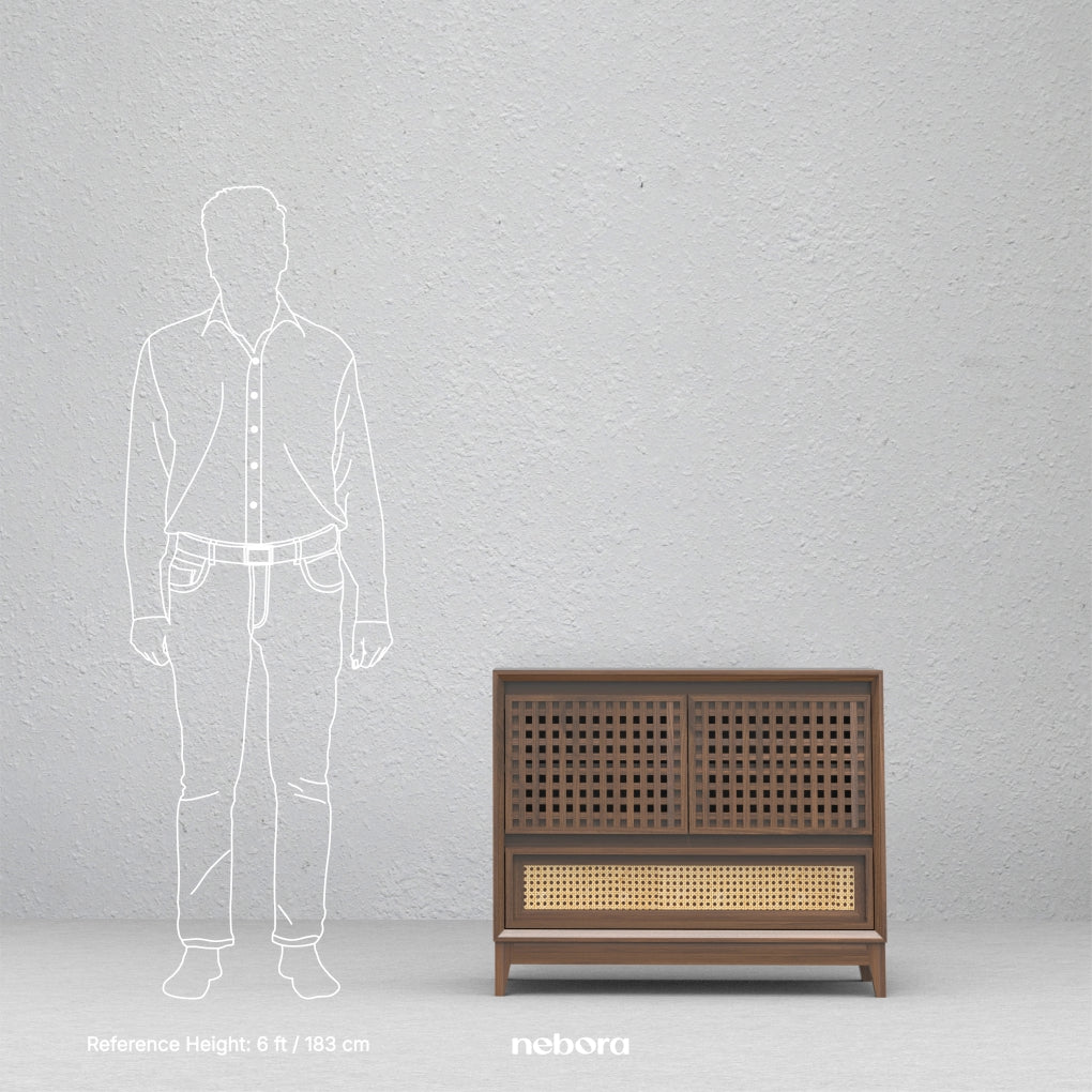 Lattice Small Chest Console | Chest Consoles - Nebora