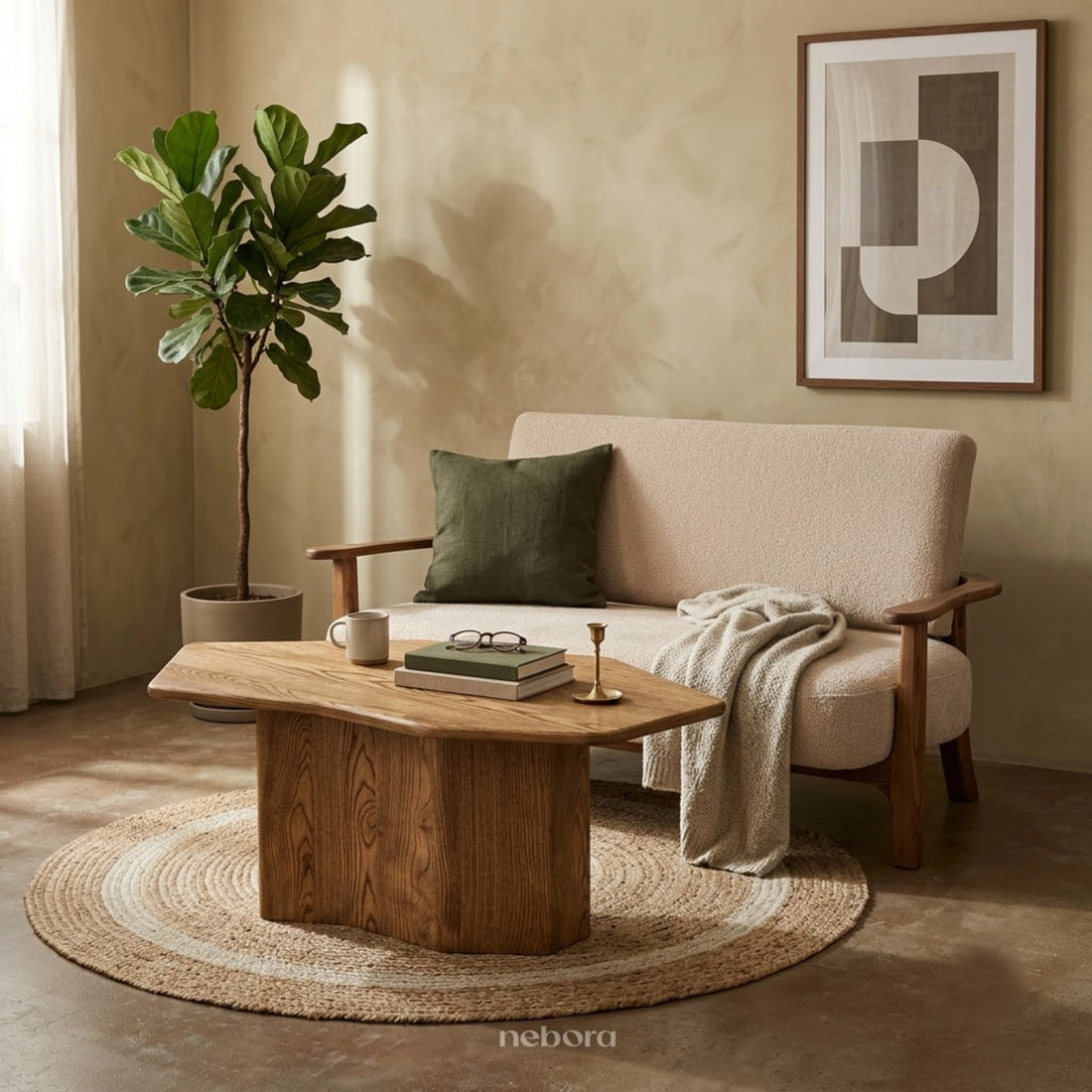 Stela Coffee Table Wood | Coffee Tables - Nebora