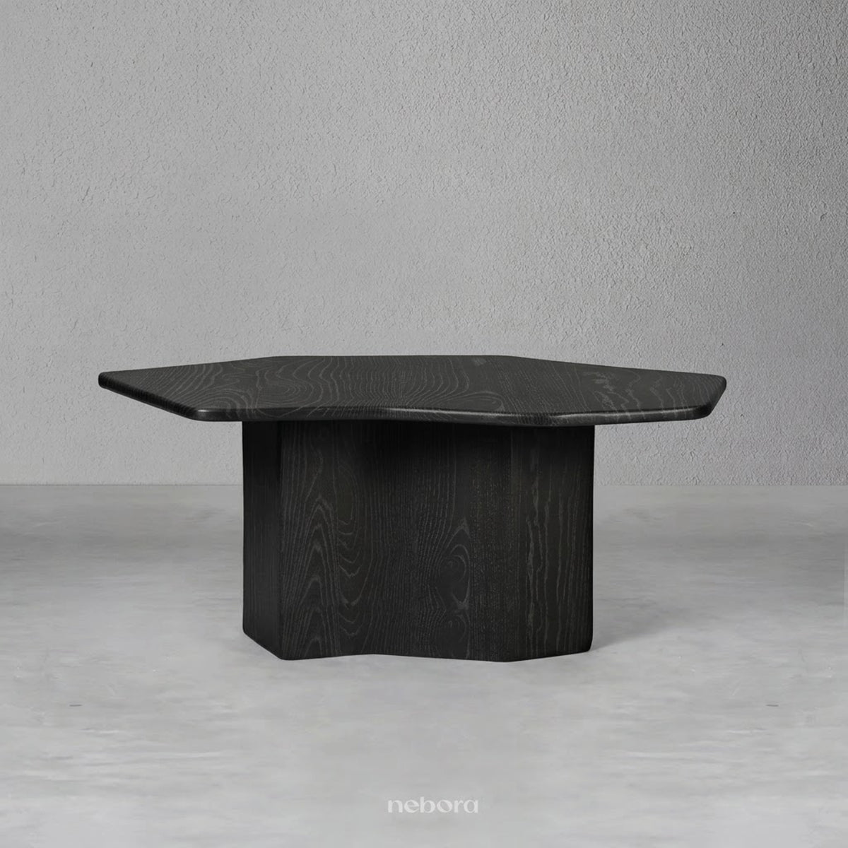 Stela Coffee Table Wood Black | Coffee Tables - Nebora