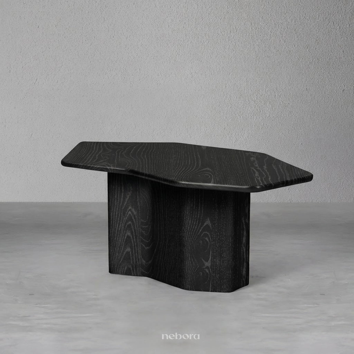 Stela Coffee Table Wood Black | Coffee Tables - Nebora