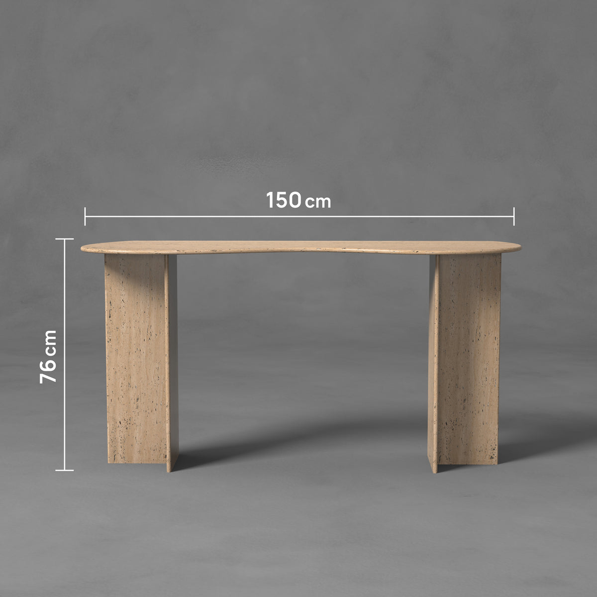 Keystone Marble Console | Consoles - Nebora