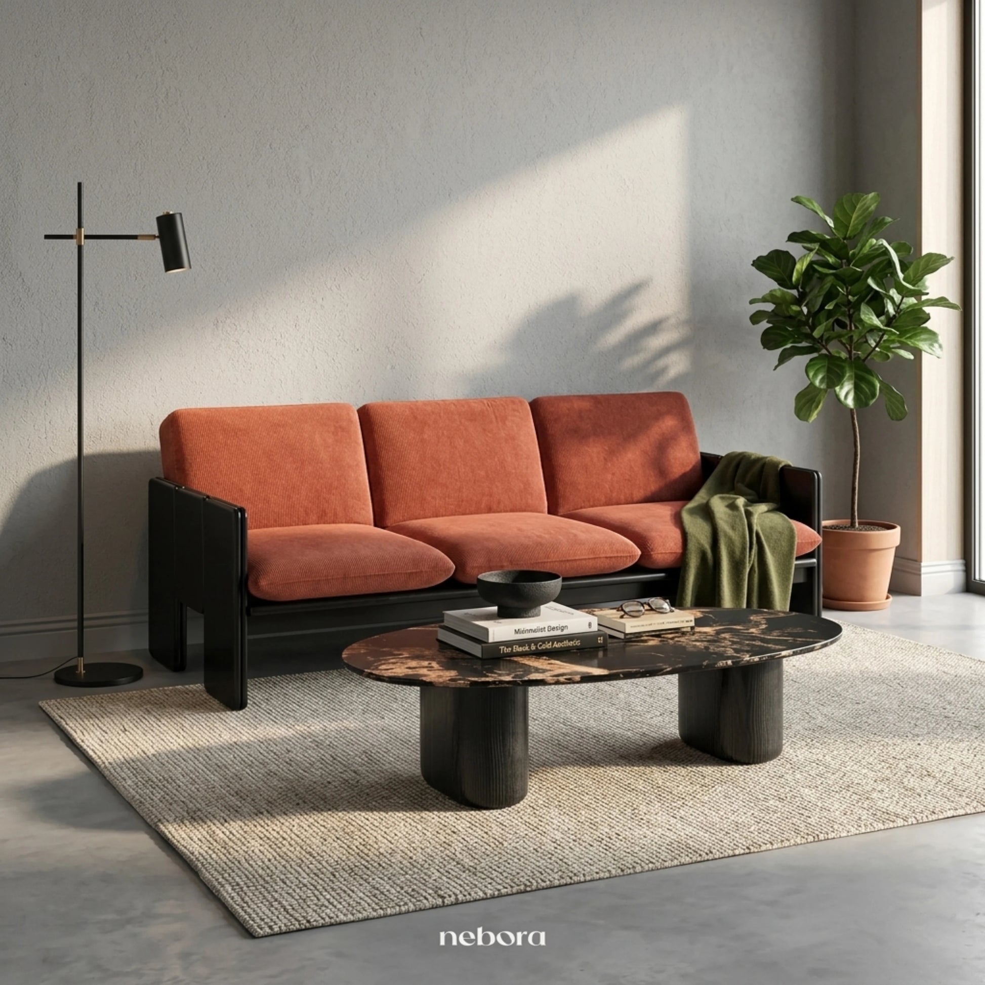 Stonel Coffee Table Noir | Coffee Tables - Nebora