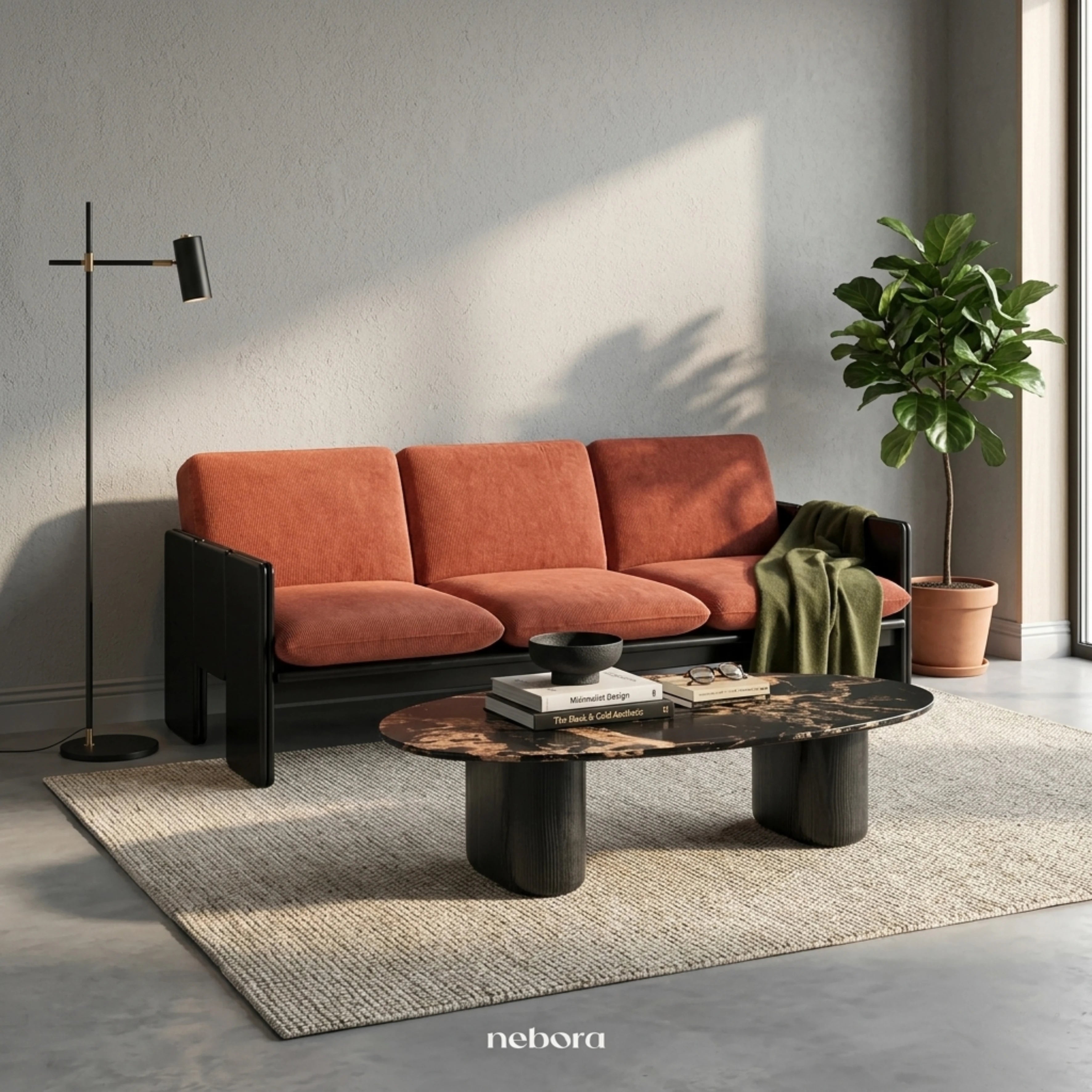 Stonel Coffee Table Noir | Coffee Tables - Nebora