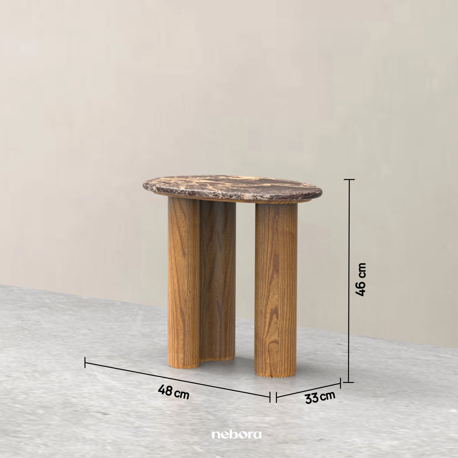 Stonel Side Table | Side Tables - Nebora