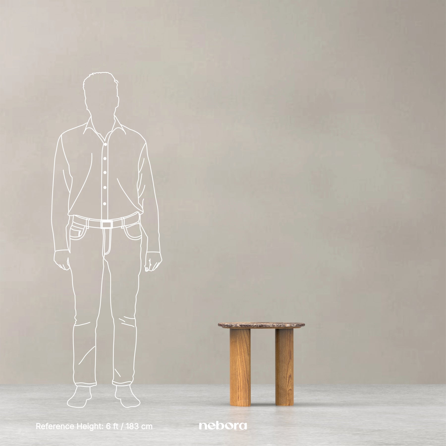 Stonel Side Table | Side Tables - Nebora