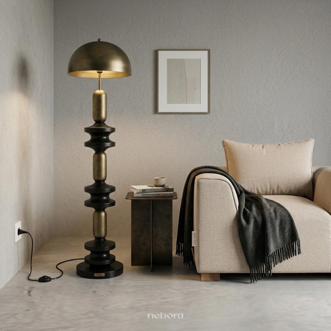 Totem Sculptural Floor Lamp | Floor Lamps - Nebora