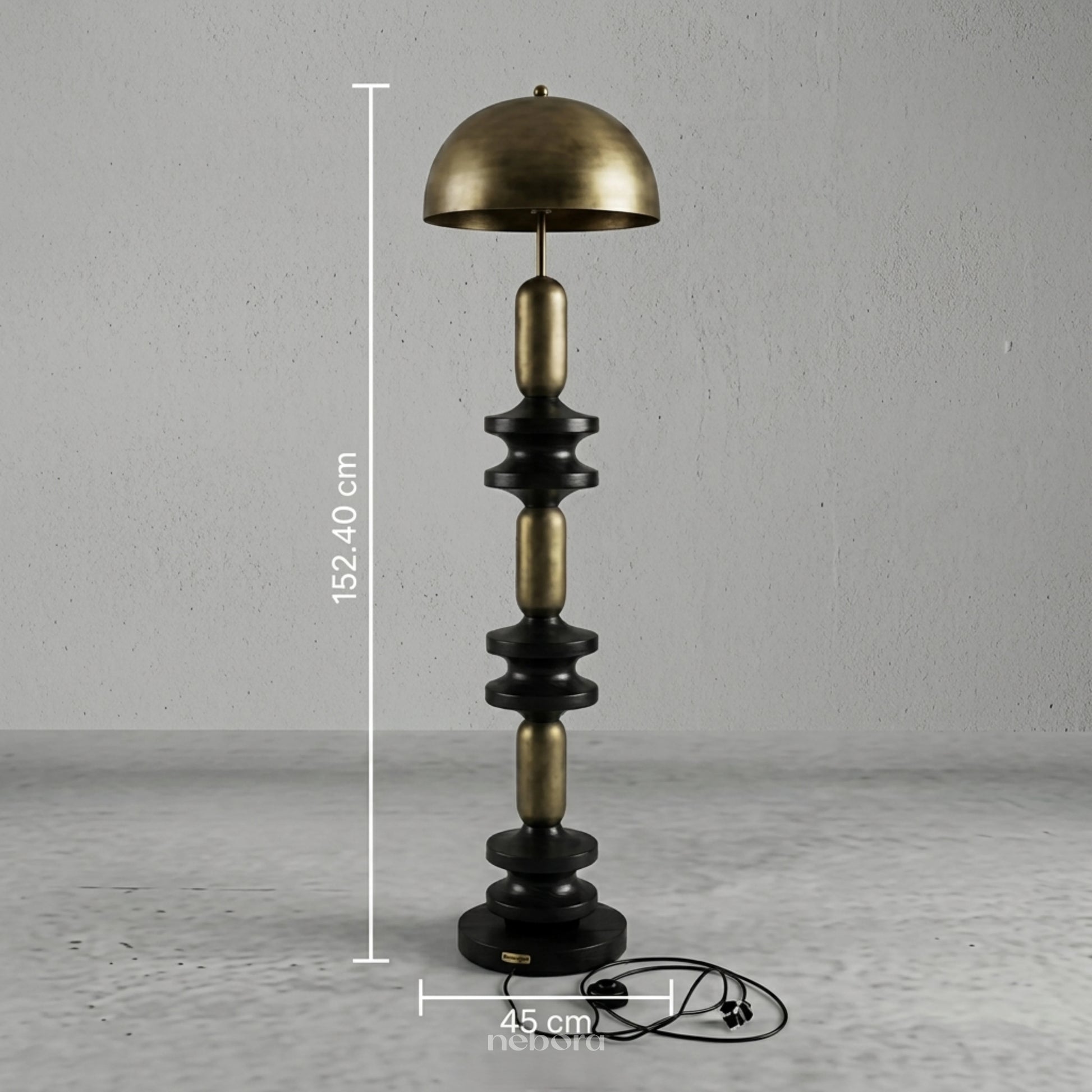Totem Sculptural Floor Lamp | Floor Lamps - Nebora