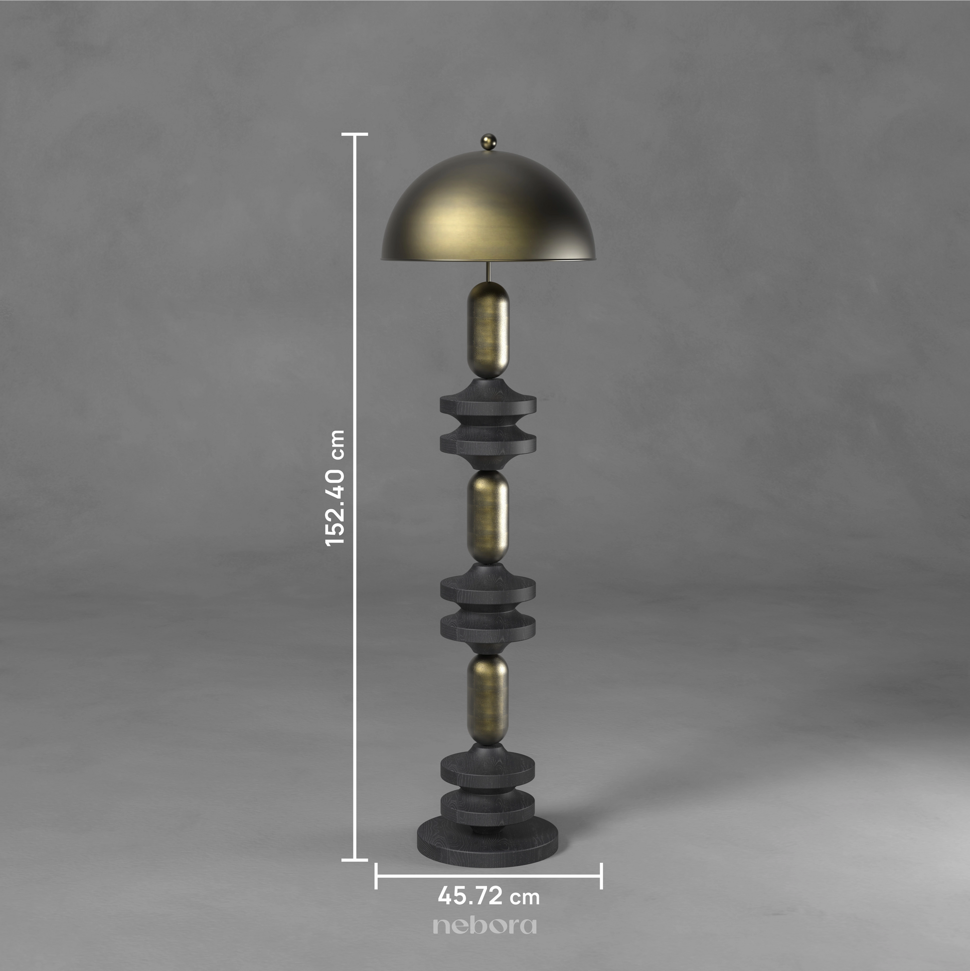 Totem Sculptural Floor Lamp | Floor Lamps - Nebora