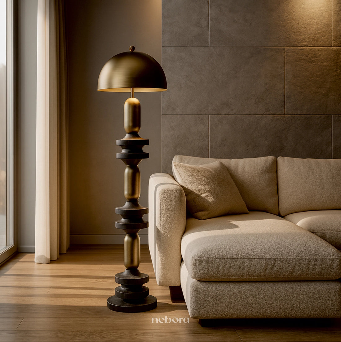 Totem Sculptural Floor Lamp | Floor Lamps - Nebora