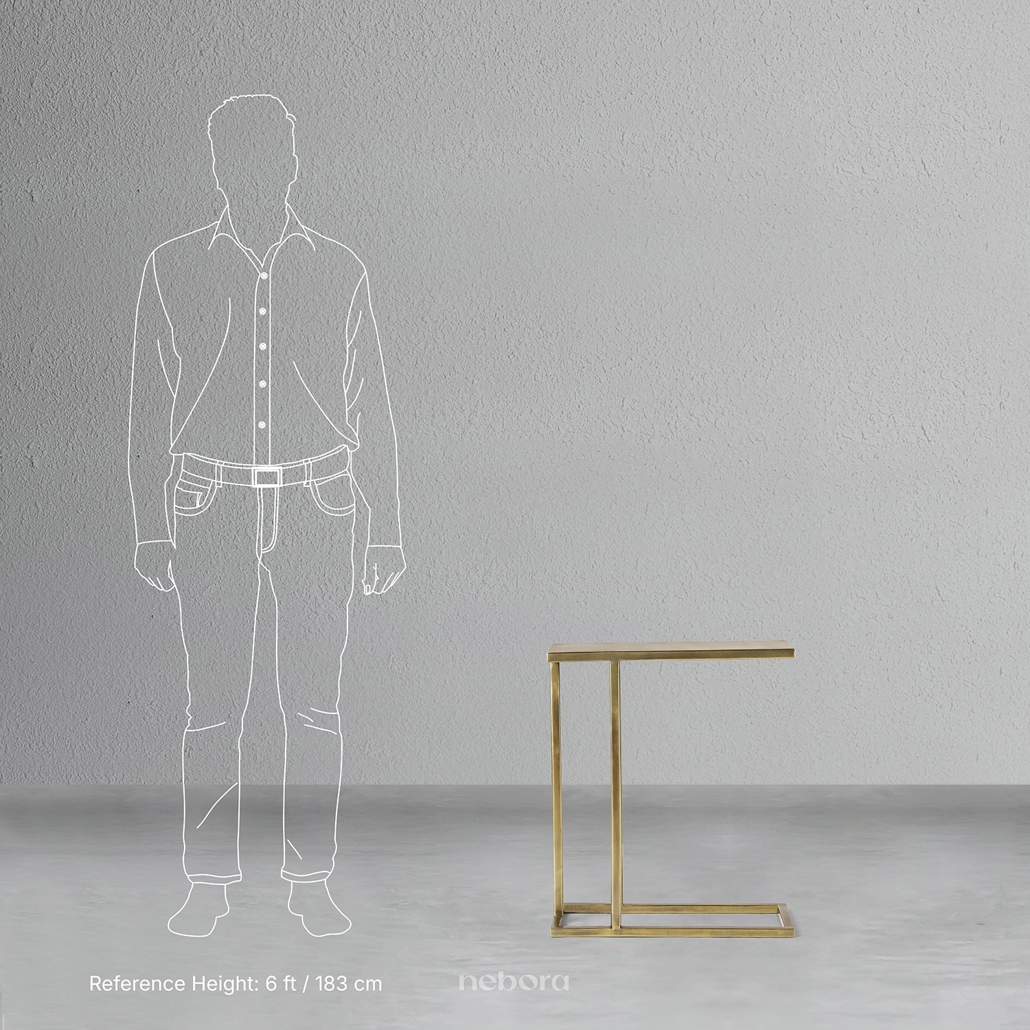 Kaelan C- Metal Table | Side Tables - Nebora