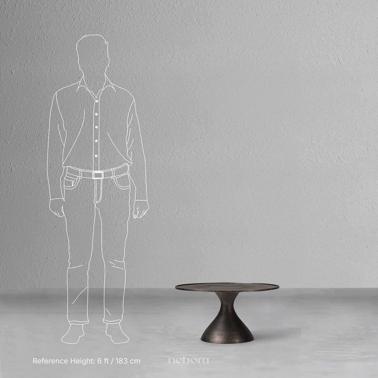 Aileron Sculptural Table | Side Tables - Nebora