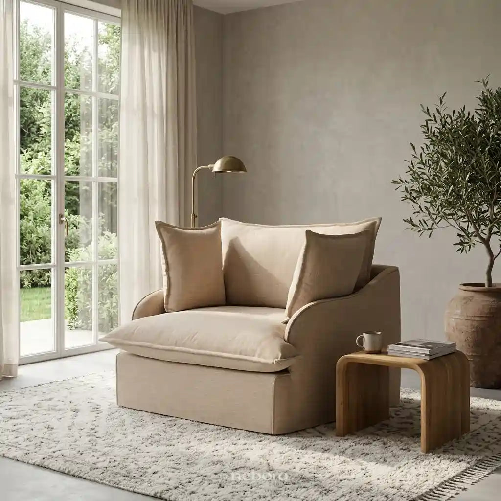 Eira Single Seater Super Sofa | Sofas - Nebora