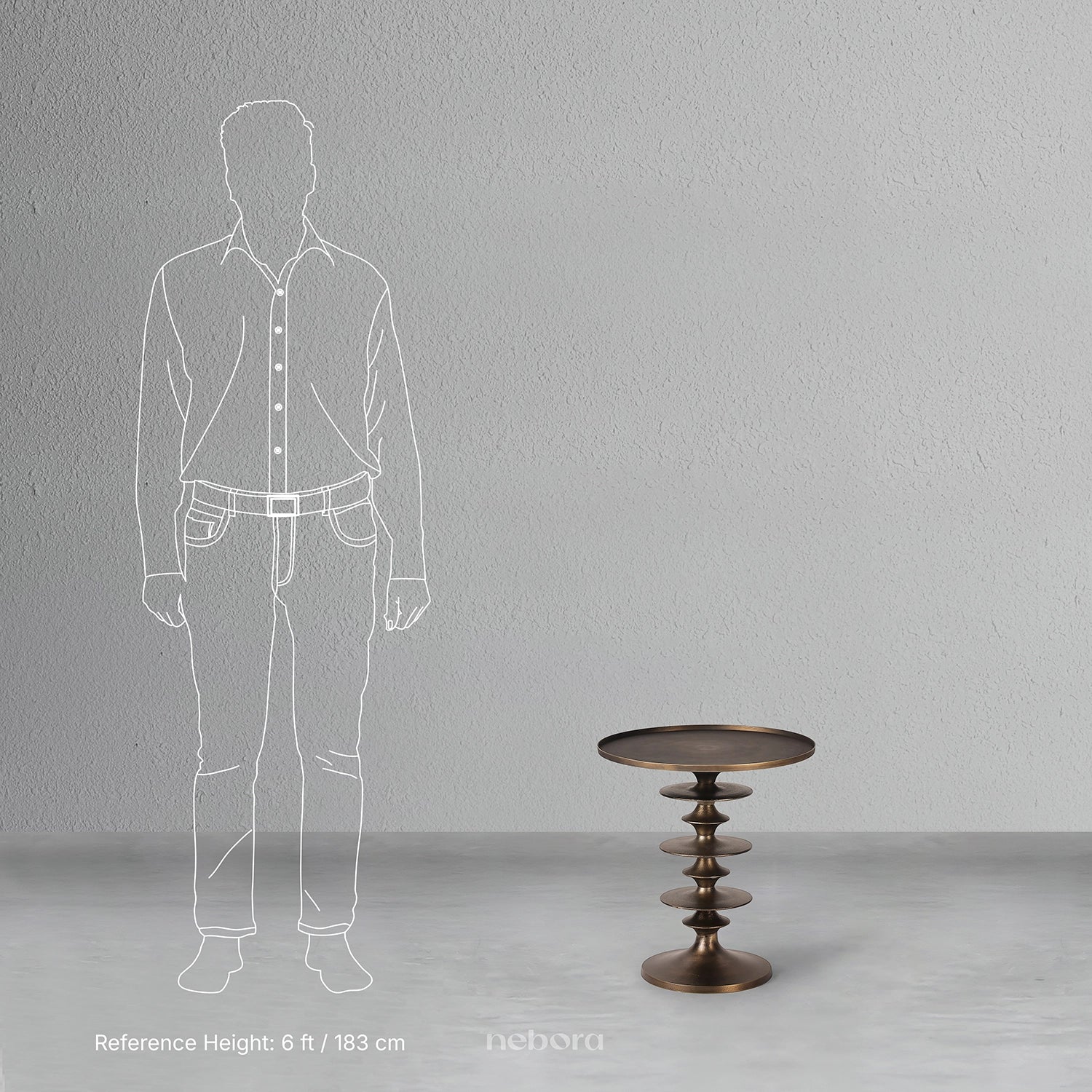 Solstice Tiered Table | Side Tables - Nebora