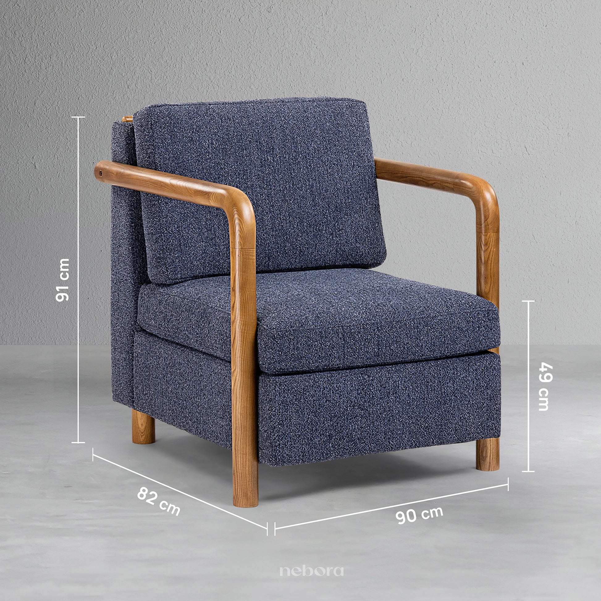 Faroe Single Seater Sofa | Sofas - Nebora