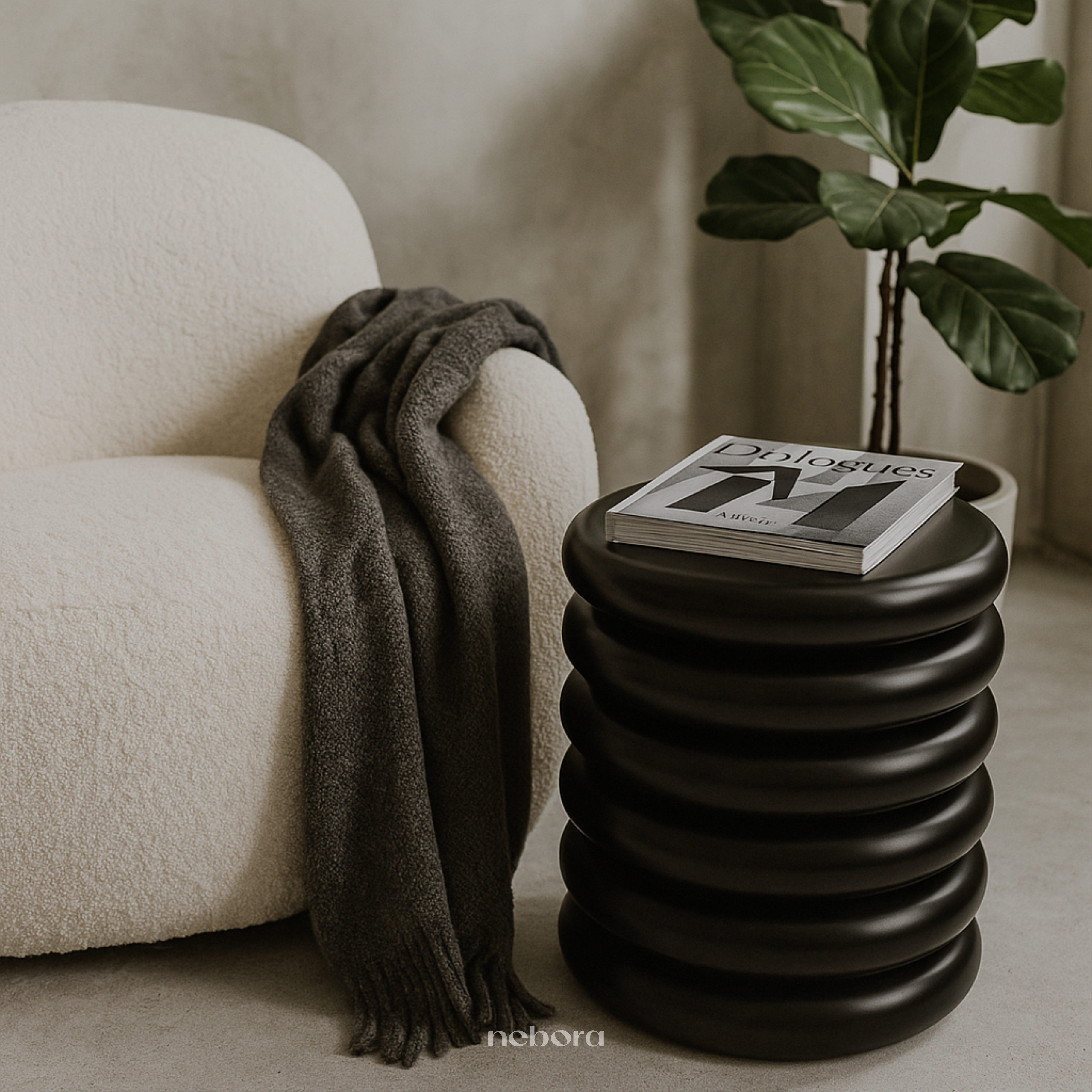 Pebble Stack Side Table