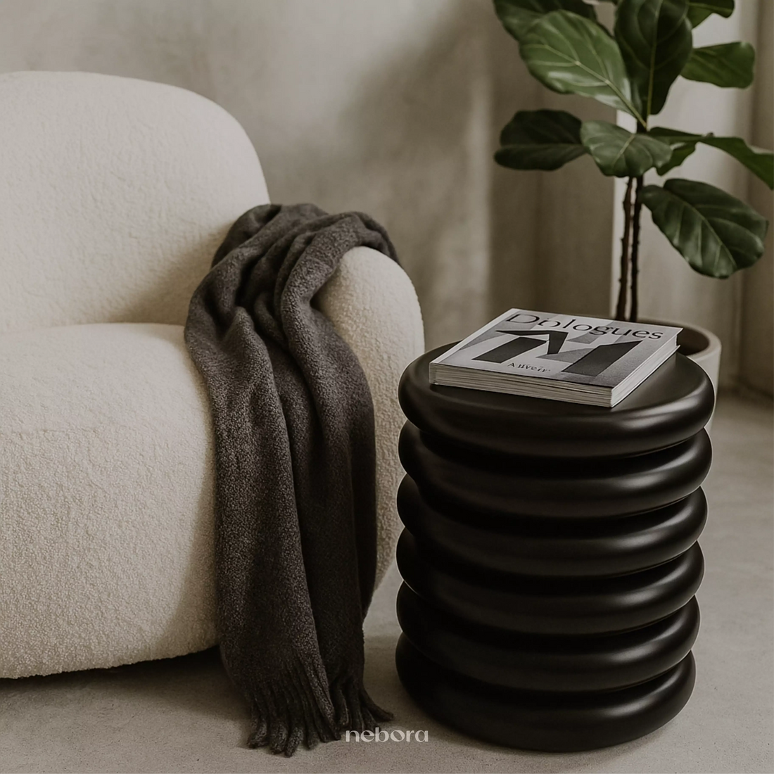 Pebble Stack Side Table | Side Tables - Nebora
