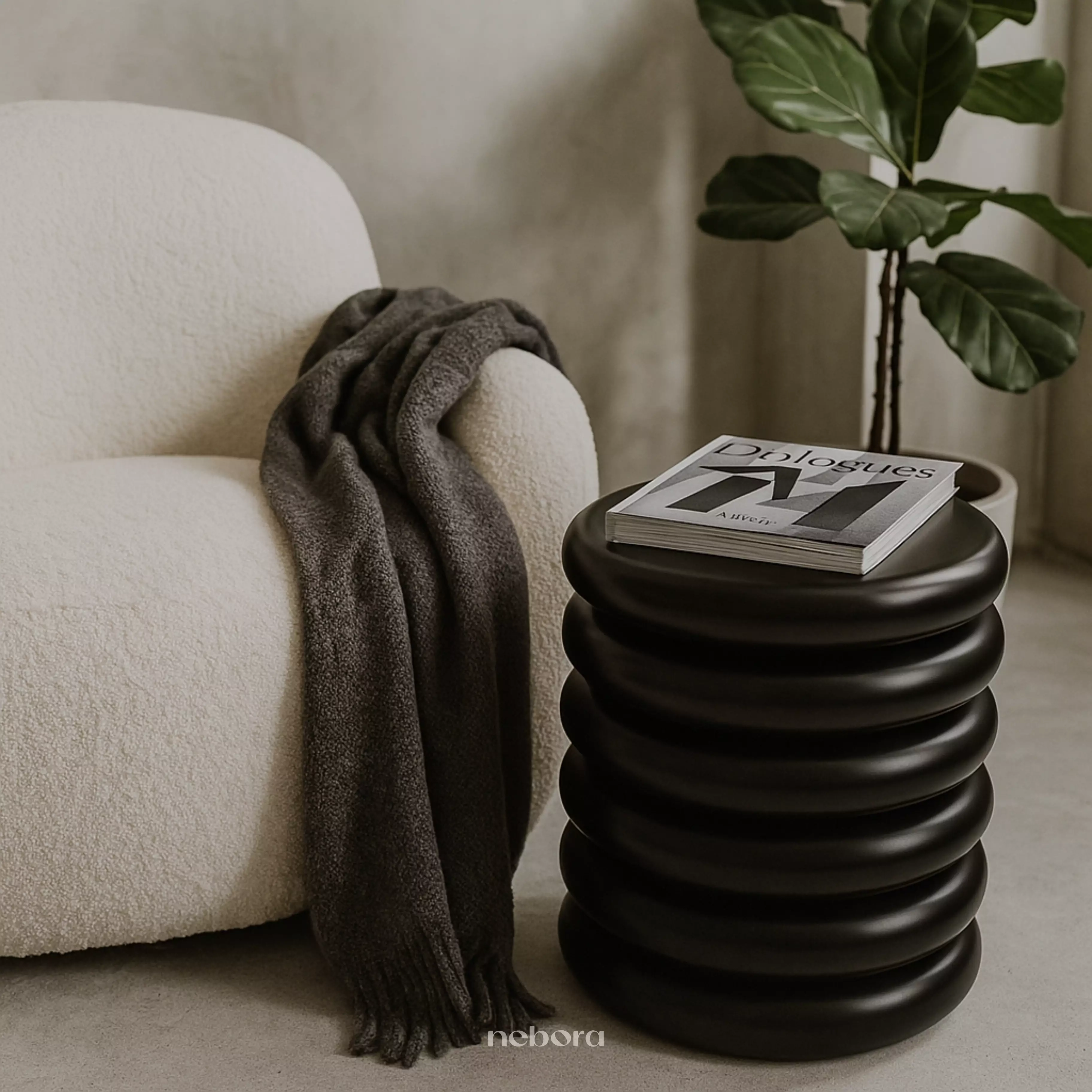 Pebble Stack Side Table