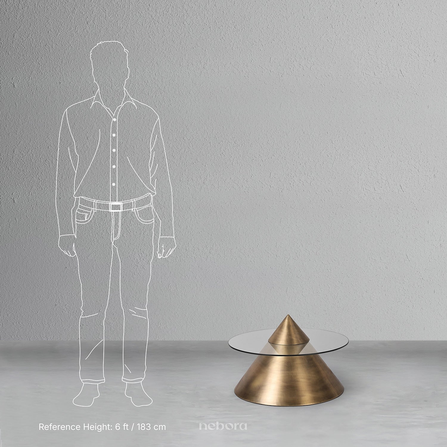 Solis Conical Coffee Table | Coffee Tables - Nebora