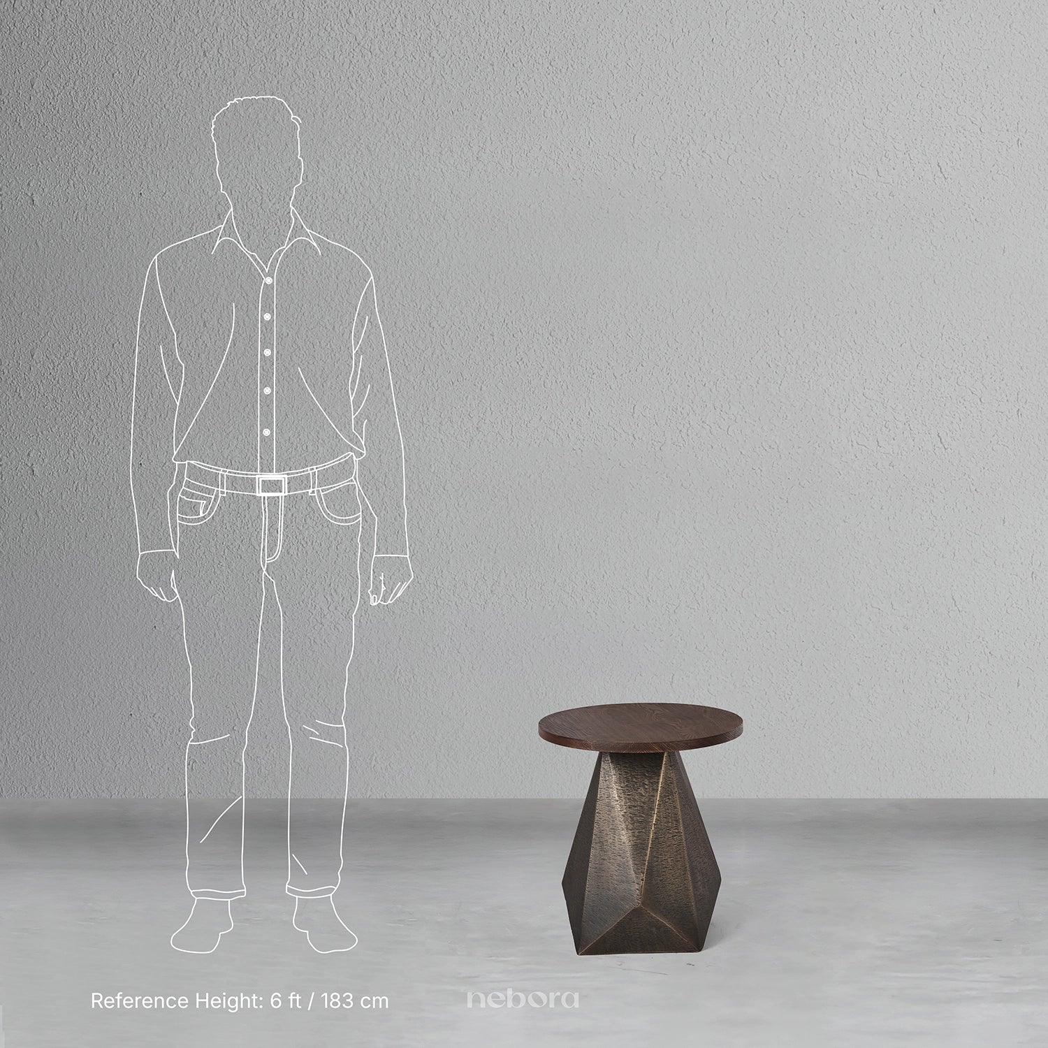 Facet Side Table | Side Tables - Nebora
