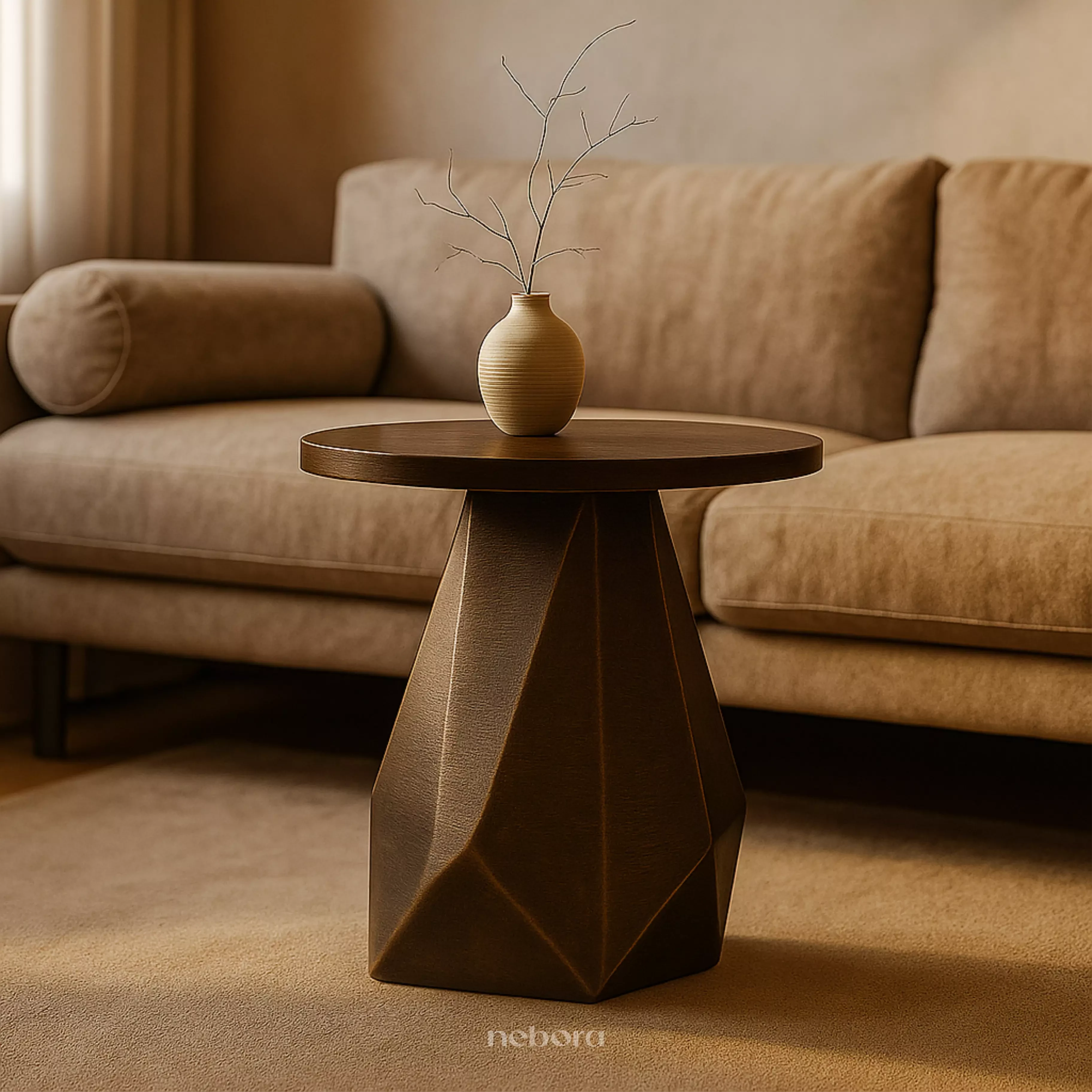 Facet Side Table