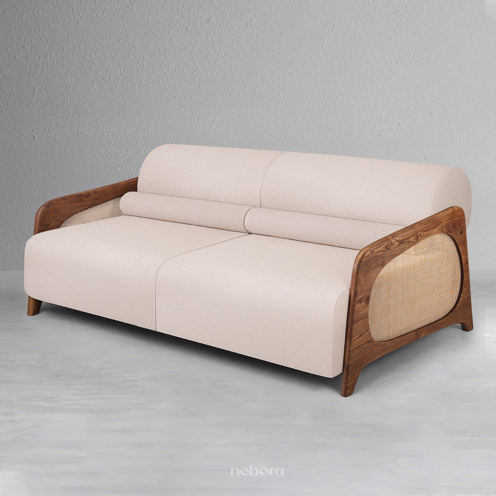 Lumbar Three Seater Sofa